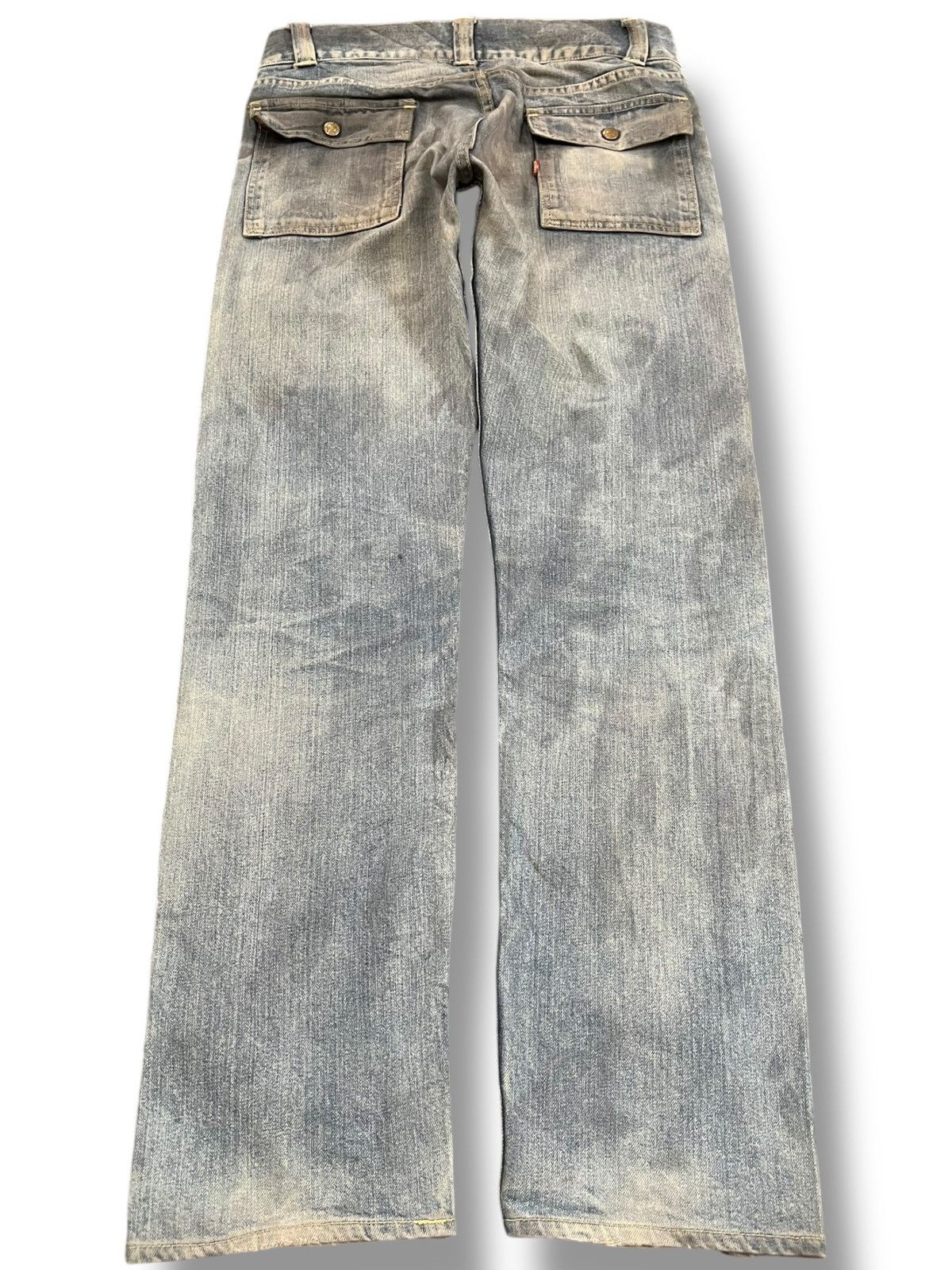If Six Was Nine × Le Grande Bleu (L.G.B.) × Yasuyuki Ishii Vintage Go-West Military /Workers Bush Pants Denim Size US 33 - 7 Thumbnail