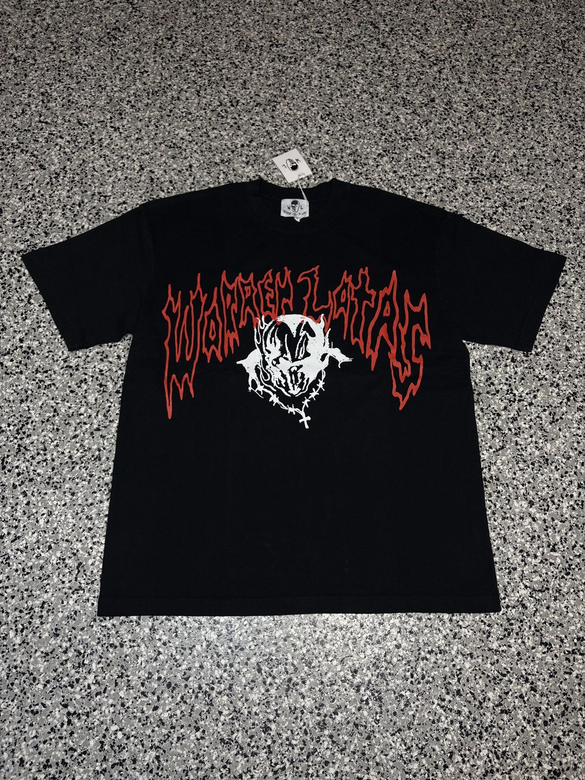 Warren Lotas 2025 Warren Lotas “RELENTLESS” Faded Black T-Shirt Size M Size US M / EU 48-50 / 2 - 1 Thumbnail