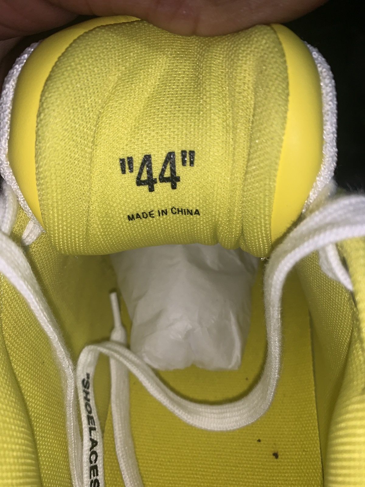 Off-White Men off-white office low top gradient blue/yellow size 44. Size US 11 / EU 44 - 6 Thumbnail