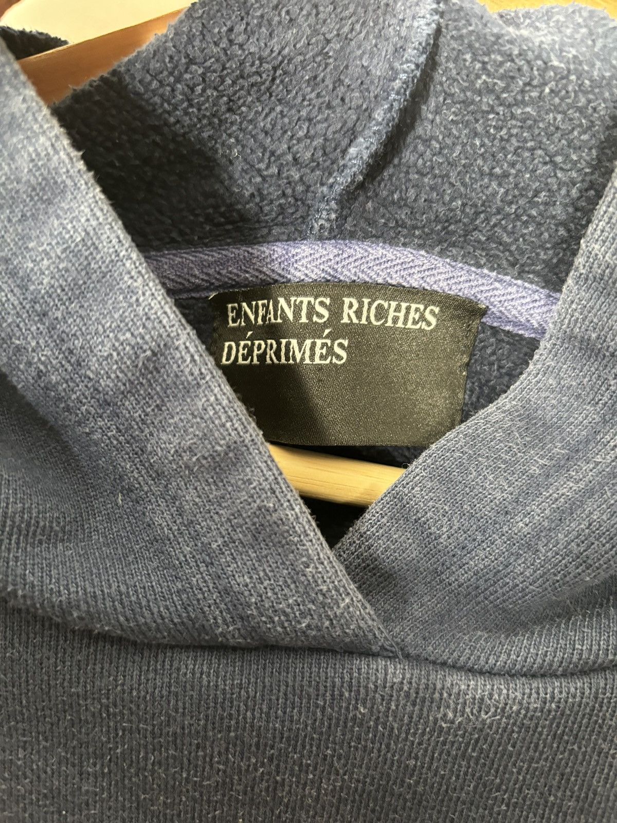 Enfants Riches Deprimes 🚭RARE ERD🚭2018 NAVY BLUE “CHECKERBOARD LOGO HOODIE” GRAIL Size US L / EU 52-54 / 3 - 7 Thumbnail