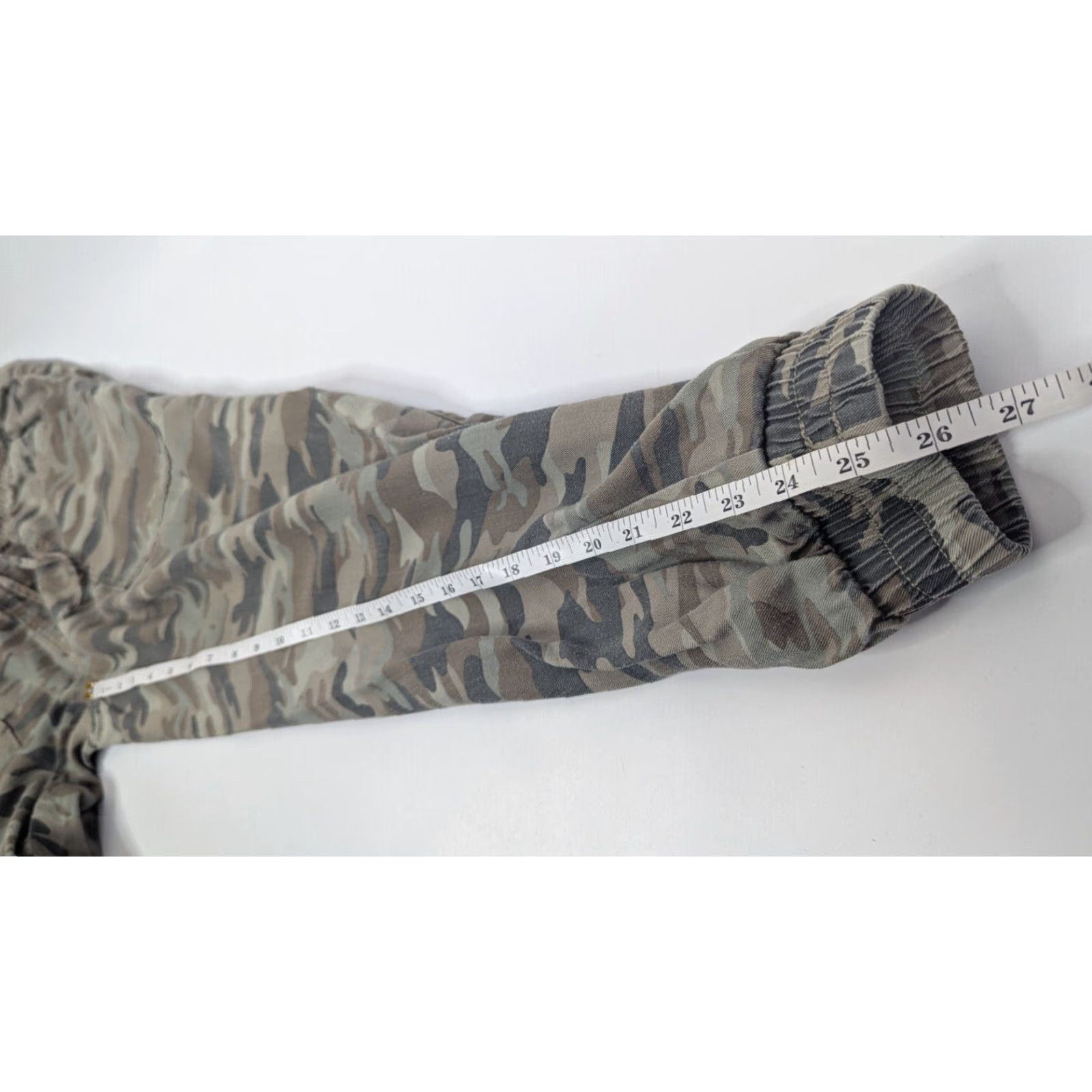 Gap Gap Joggers Women Camouflage Pants Casual Drawstring Elastic Waist High Rise M Camo Pockets Tapered Knit Lyocell Size 32" / US 10 / IT 46 - 6 Thumbnail
