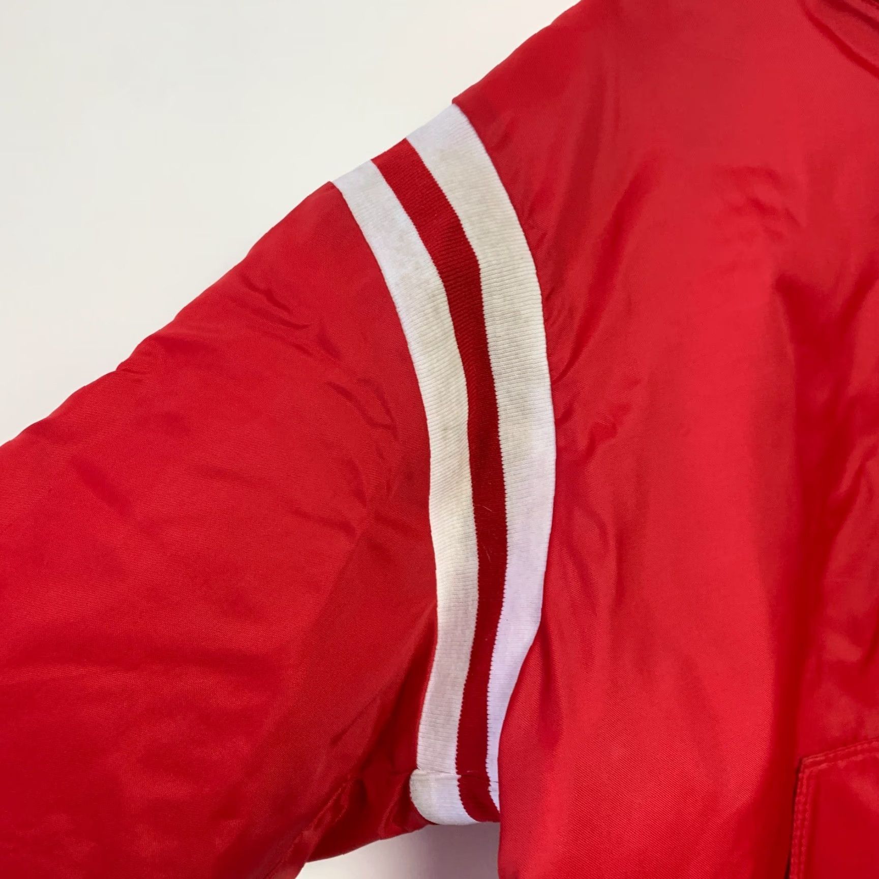 Vintage VINTAGE Rennoc Jacket Windbreaker Red White Pullover XL Newman Prep Basketball Size XL / US 12-14 / IT 48-50 - 3 Thumbnail