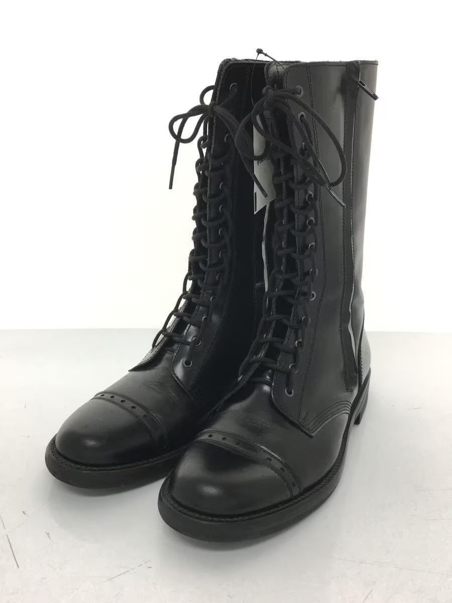 Yohji Yamamoto Leather Lace Up Combat Boots Size US 10.5 / IT 40.5 - 1 Thumbnail