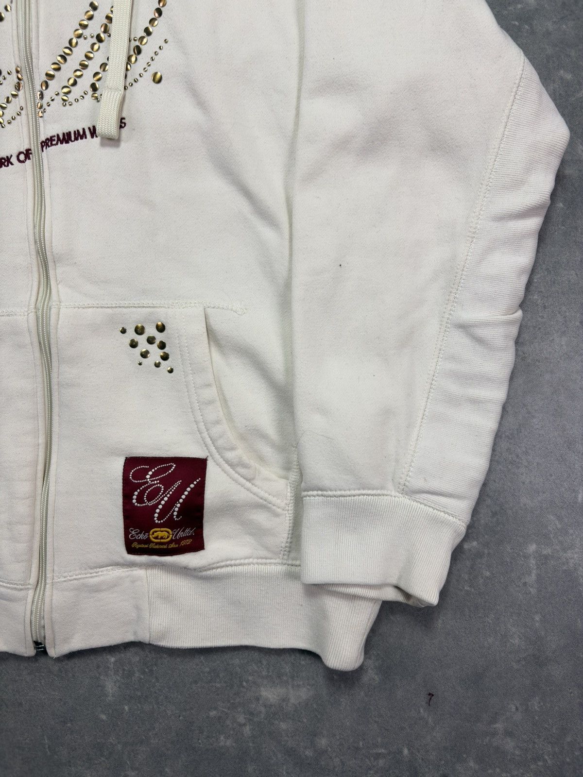 Ecko Unltd. Ecko Unltd Studded Big Logo Baggy Zip Hoodie L XL Size US L / EU 52-54 / 3 - 7 Thumbnail