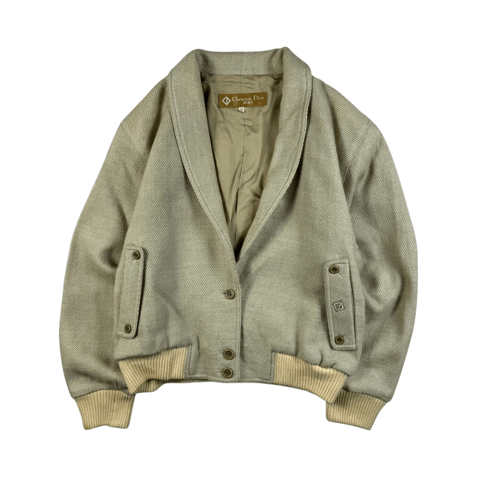 Dior Vintage Christian Dior Sports Wool Bomber Jacket Men's Size US M / EU 48-50 / 2 - 1 Thumbnail