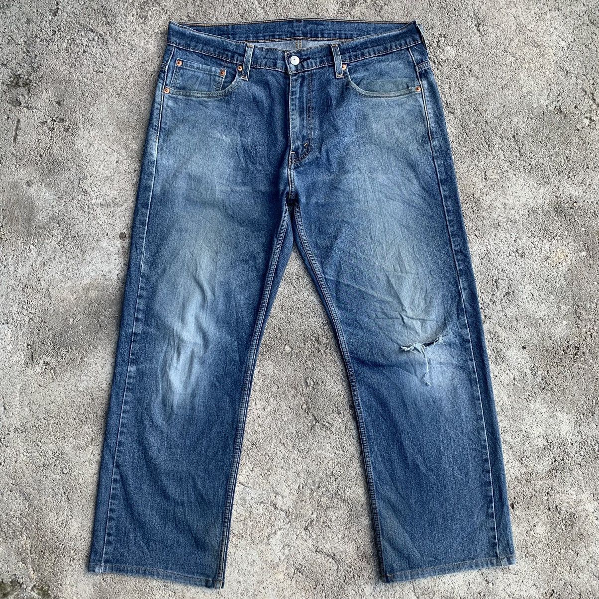 Levi's Levis 569 Distressed Denim Jeans Pants W37 Size US 37 - 1 Thumbnail