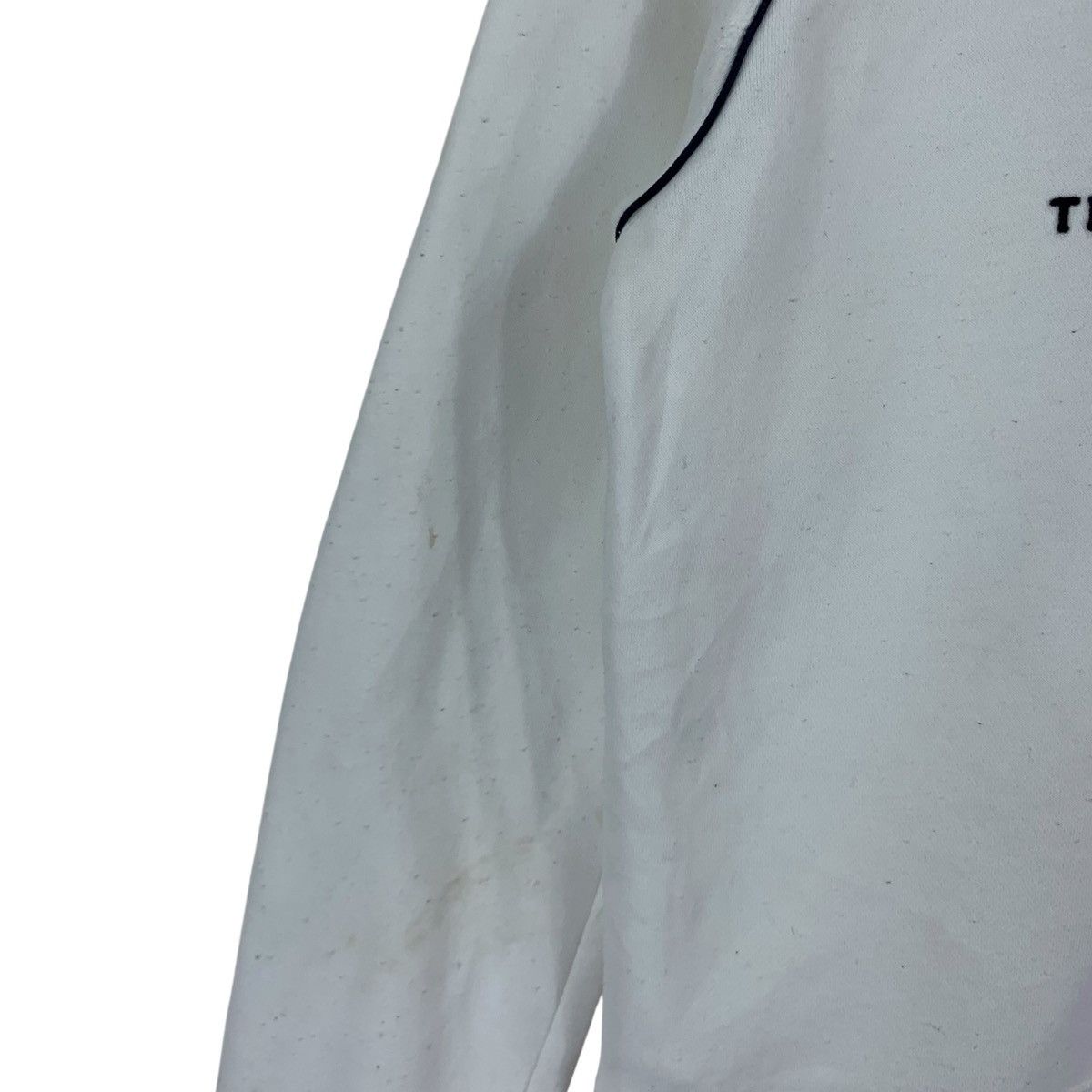 Nike × Vintage Vintage Nike Sportswear White Sweater Zipper Size US S / EU 44-46 / 1 - 8 Thumbnail