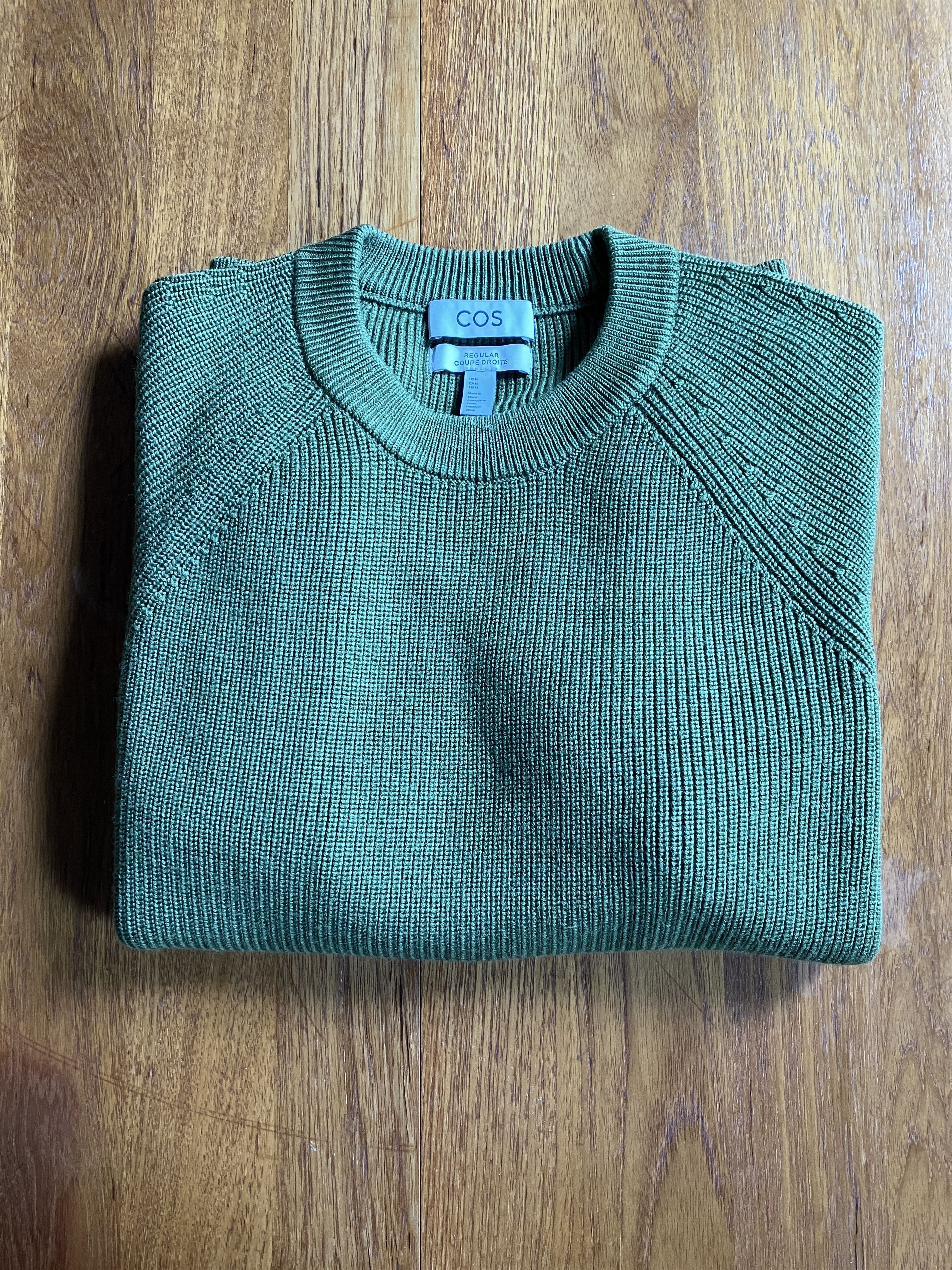Cos Green Crew Neck Wool Sweater Size US M / EU 48-50 / 2 - 7 Thumbnail