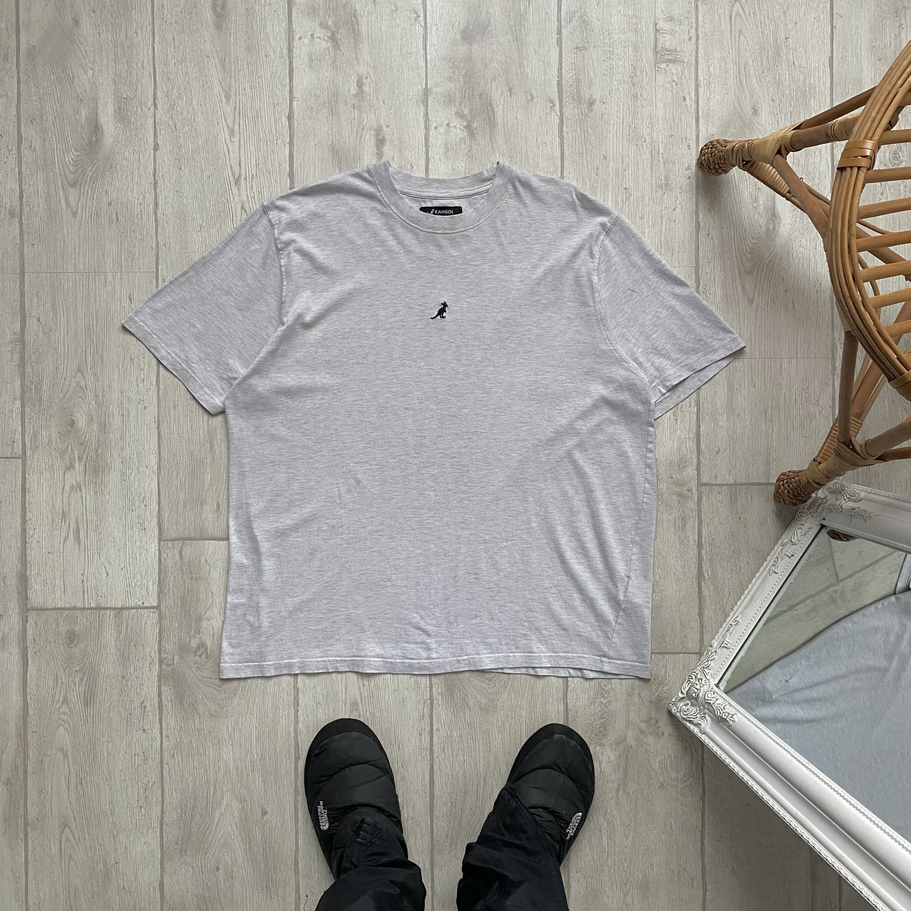 Kangol 🦘Vintage 90s Kangol Centre Logo Boxy Tee rap style Size US L / EU 52-54 / 3 - 1 Thumbnail