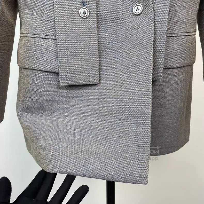 Louis Vuitton Louis Vuitton Dust-blue double-breasted wool suit jacket Size XXS / US 00 / IT 34 - 8 Thumbnail