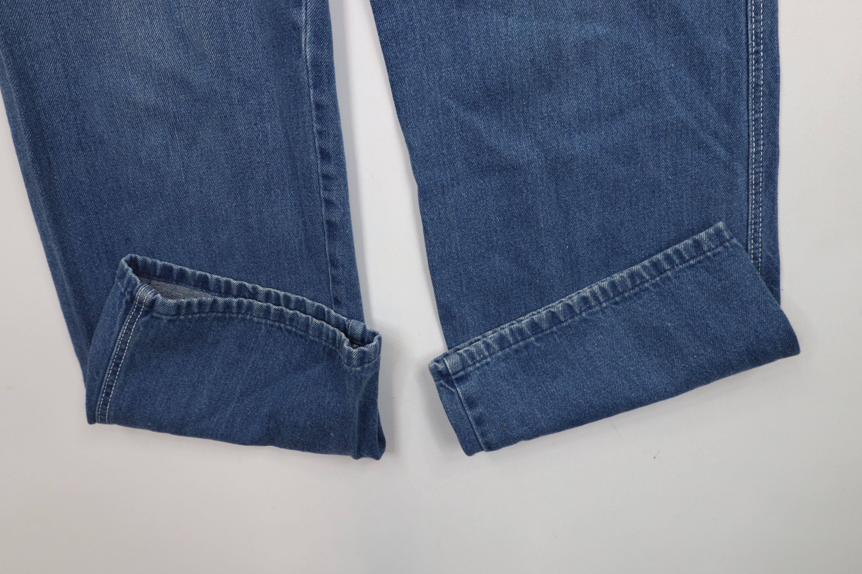 Vintage Vintage 70s Streetwear Relaxed Fit Straight Leg Denim Jeans Size 28" / US 6 / IT 42 - 6 Thumbnail