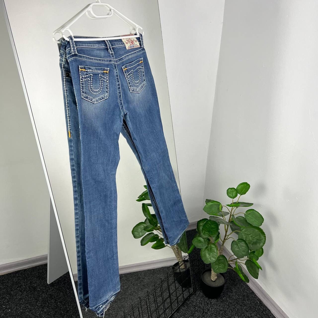 True Religion Y2k Vintage Denim True Religion Pants Distressed Japanese Size 30" / US 8 / IT 44 - 1 Thumbnail