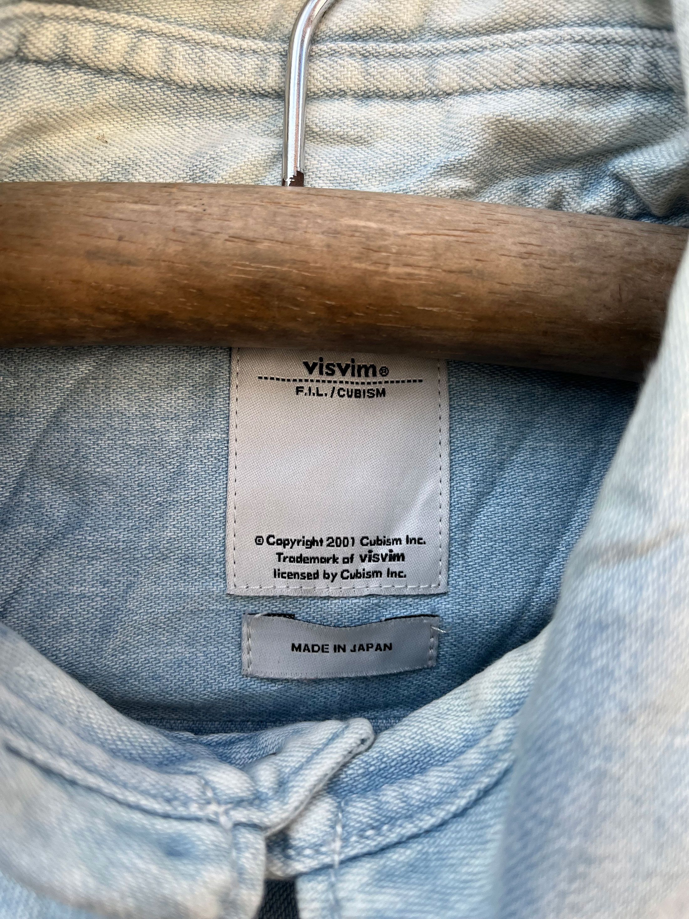 Designer × Visvim Visvim Japan Damaged Wash Denim Pearl Snap Button Size US M / EU 48-50 / 2 - 2 Thumbnail