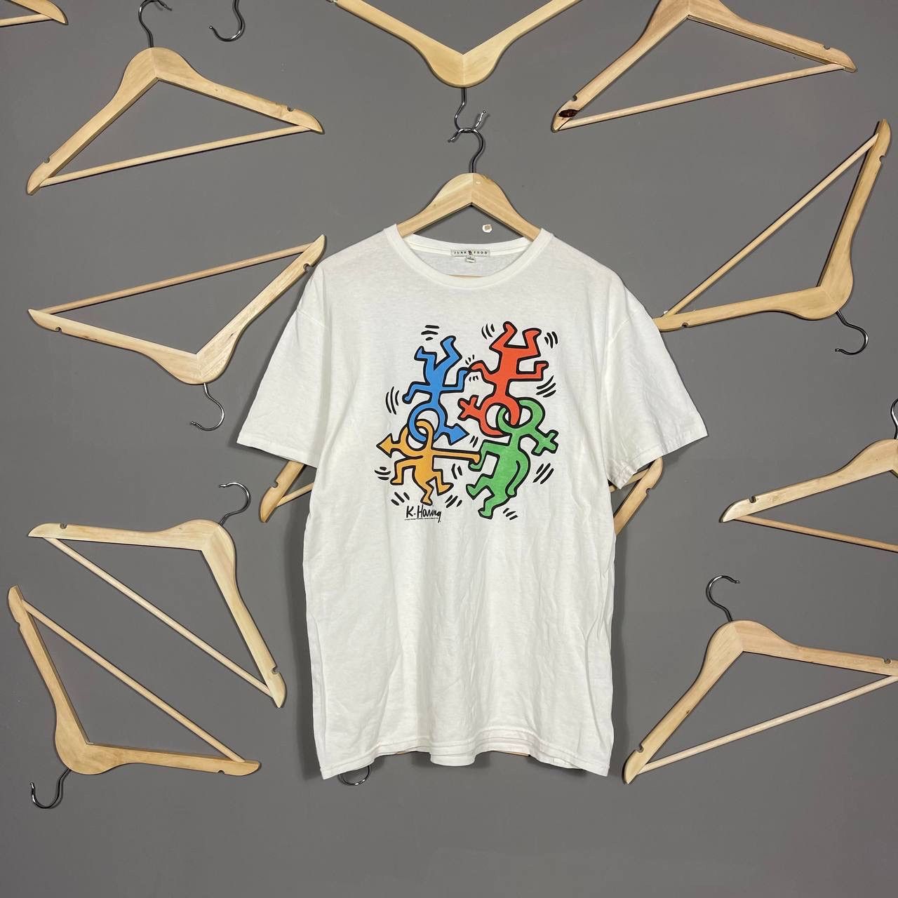 Junk Food × Keith Haring Vintage Keith Haring Junk Food t-shirt Size US L / EU 52-54 / 3 - 1 Thumbnail