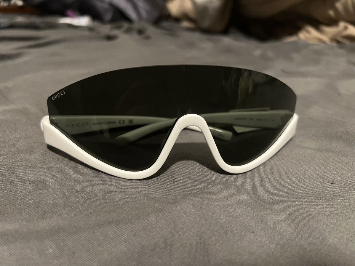 Gucci Gucci GG shield sunglasses Size XL, Semi Rimless, goggles Size ONE SIZE - 1 Thumbnail