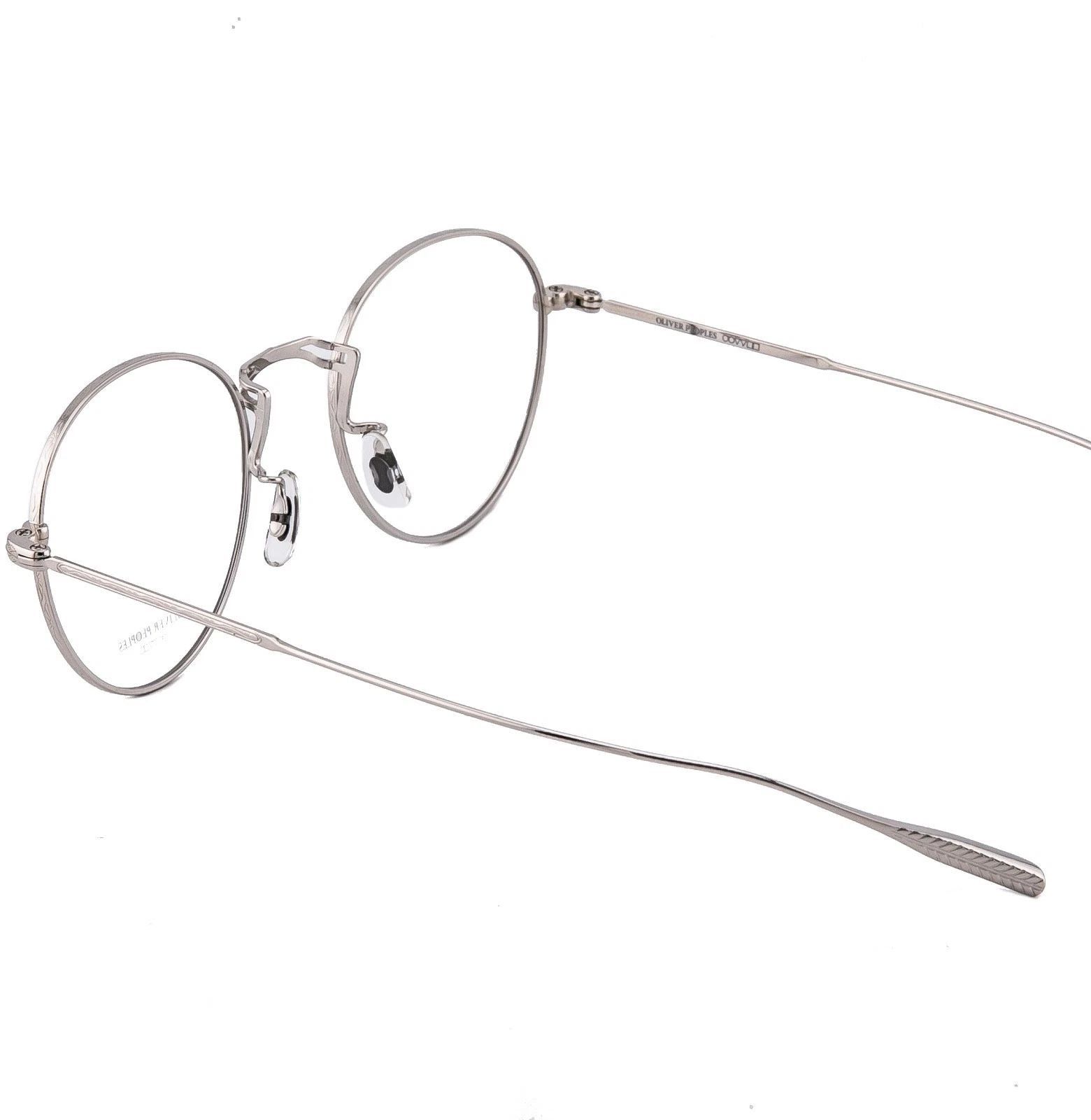 Oliver Peoples OLIVER PEOPLES HANLON OV7018T 7018 Silver Filigree Titanium Size ONE SIZE - 4 Thumbnail