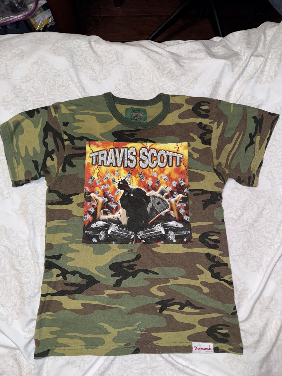 Diamond Supply Co. × Travis Scott Diamond x Travis Scott Tee Size US M / EU 48-50 / 2 - 1 Thumbnail