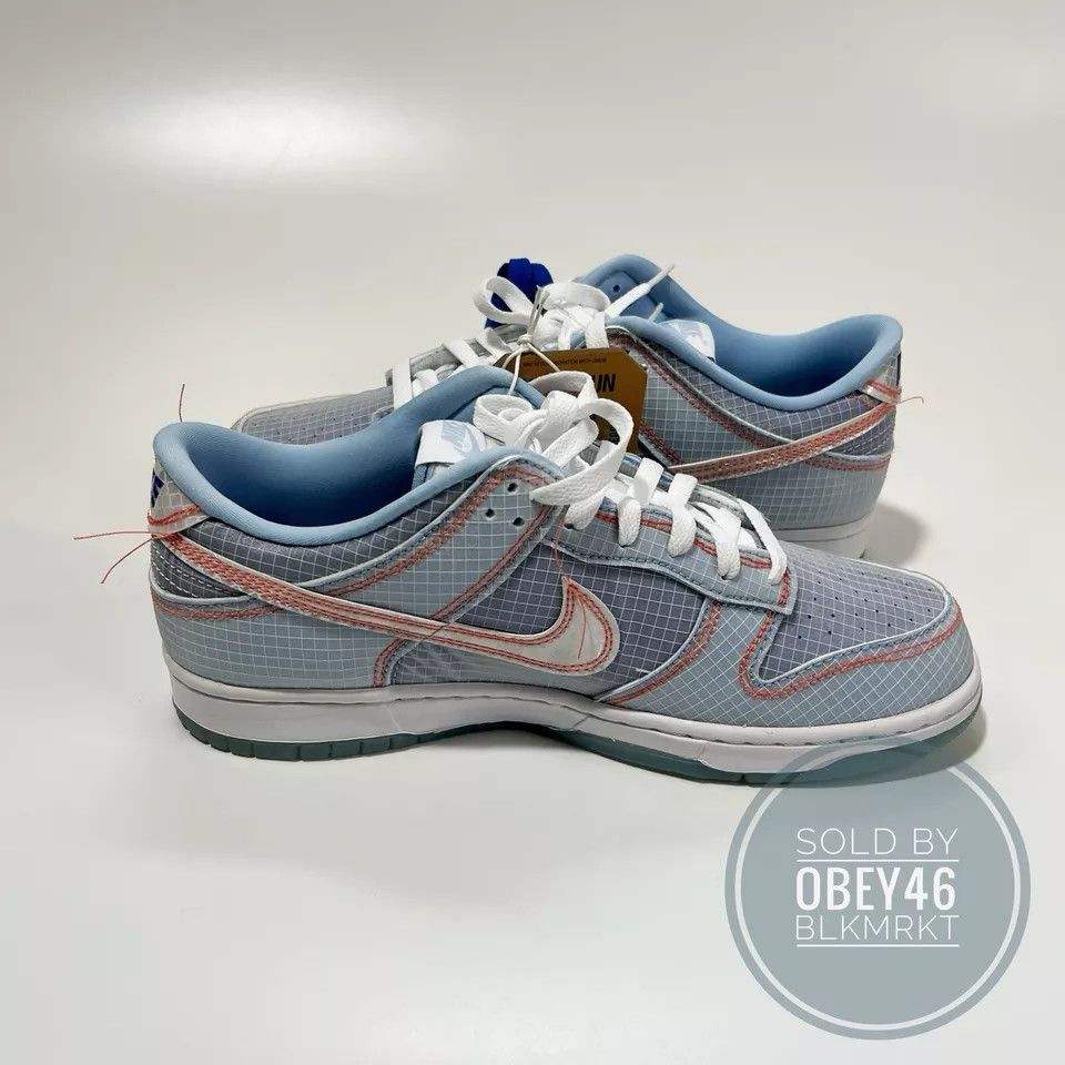 Nike Nike Dunk Low x Union LA Passport Pack Argon 9.5 Size US 9.5 / EU 42-43 - 4 Thumbnail