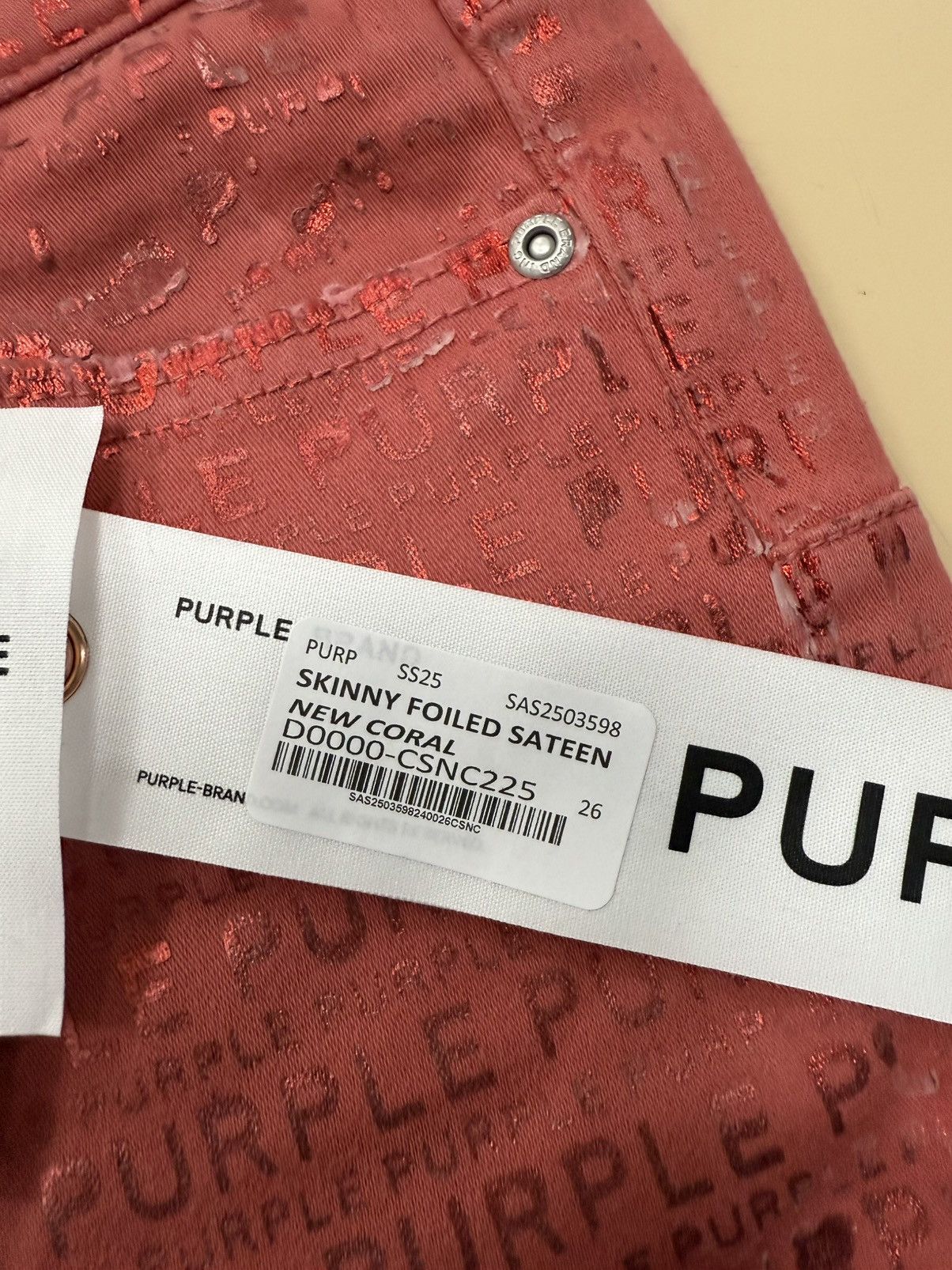 Other Purple Brand New Coral Size 26" / US 2 / IT 38 - 3 Thumbnail