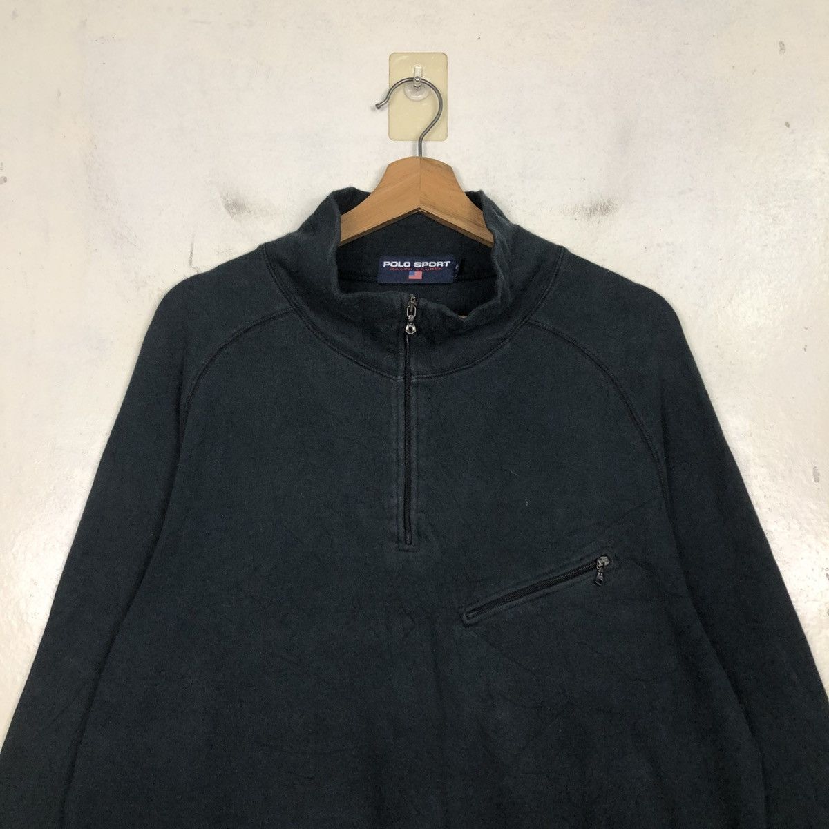 Japanese Brand 📌Vintage Half Zipper Sweatshirt Polo Sport Ralph Lauren Size US L / EU 52-54 / 3 - 5 Thumbnail