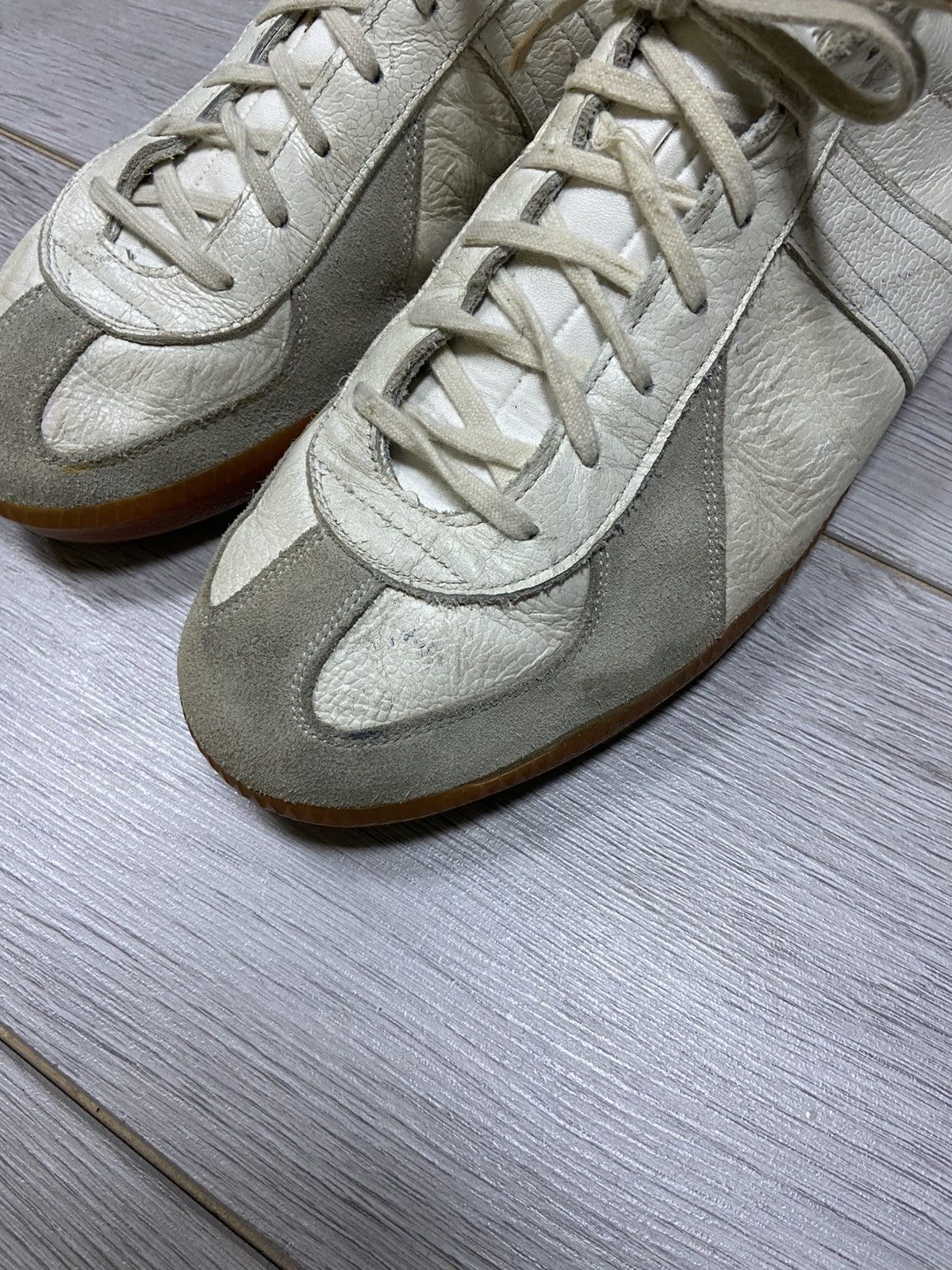 Vintage GAT Bw-sport 285 Margiela style vintage leather trainers Size US 11.5 / EU 44-45 - 8 Thumbnail