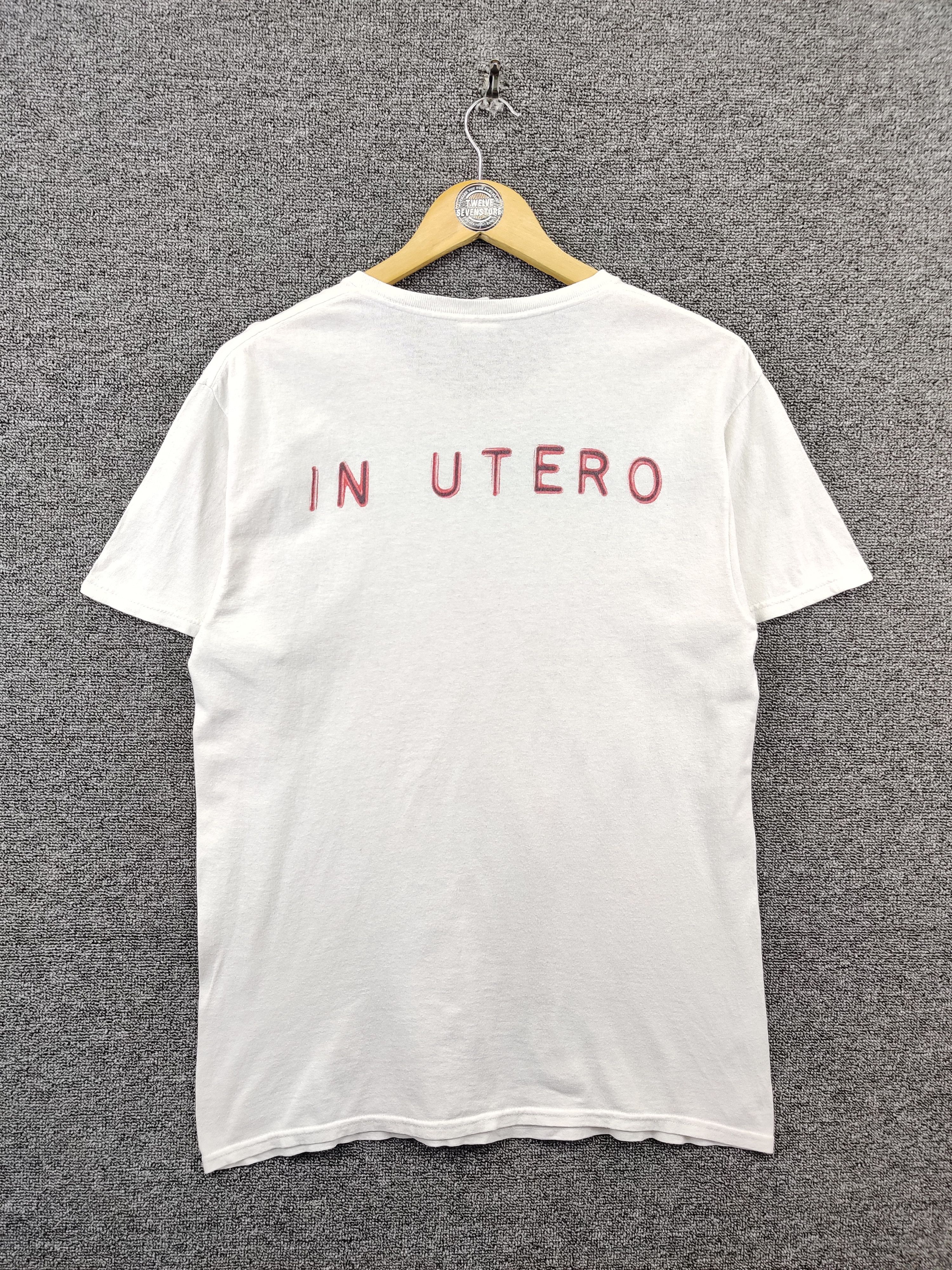 Band Tees Vintage Nirvana In Utero Band Tee Tshirt Size US M / EU 48-50 / 2 - 6 Thumbnail