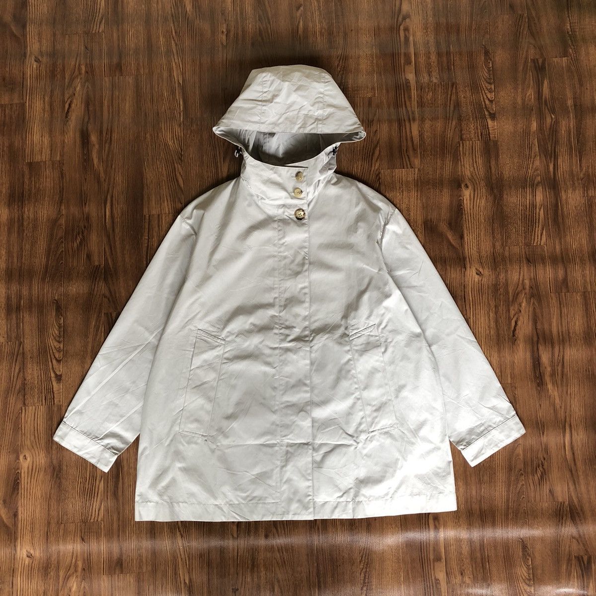 image of Margaret Howell Margareth Howell Parka Jacket in Grey, Men's (Size XL)