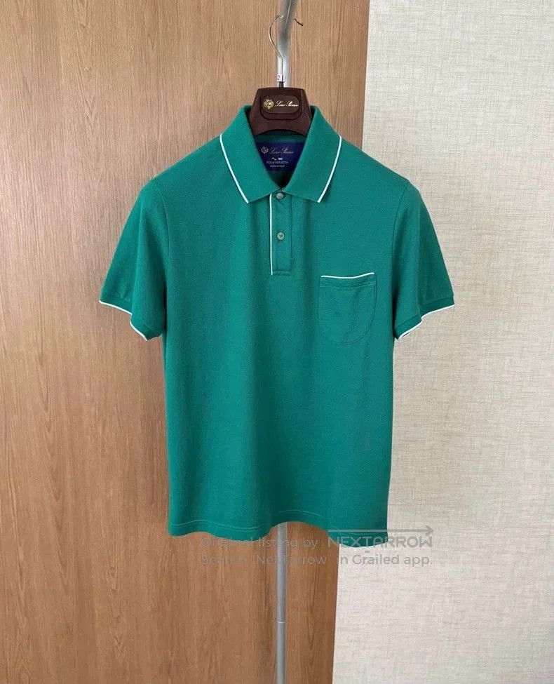 Loro Piana Loro Piana Men's Regatta Short Sleeve Polo. Size US L / EU 52-54 / 3 - 1 Thumbnail