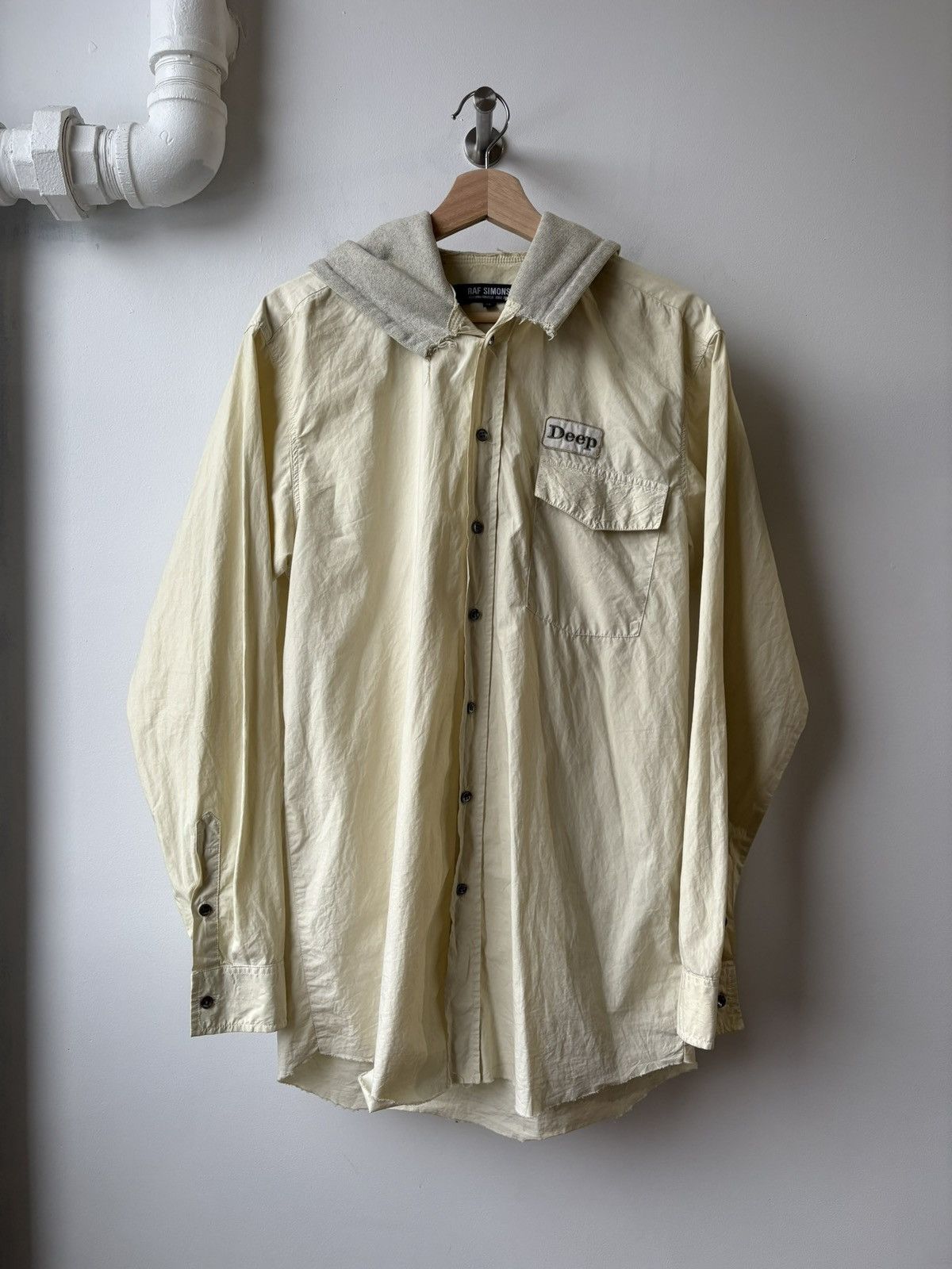 Raf Simons Raf Simons AW02-03 "Virginia Creeper" Deep Hooded Shirt Size US S / EU 44-46 / 1 - 1 Thumbnail
