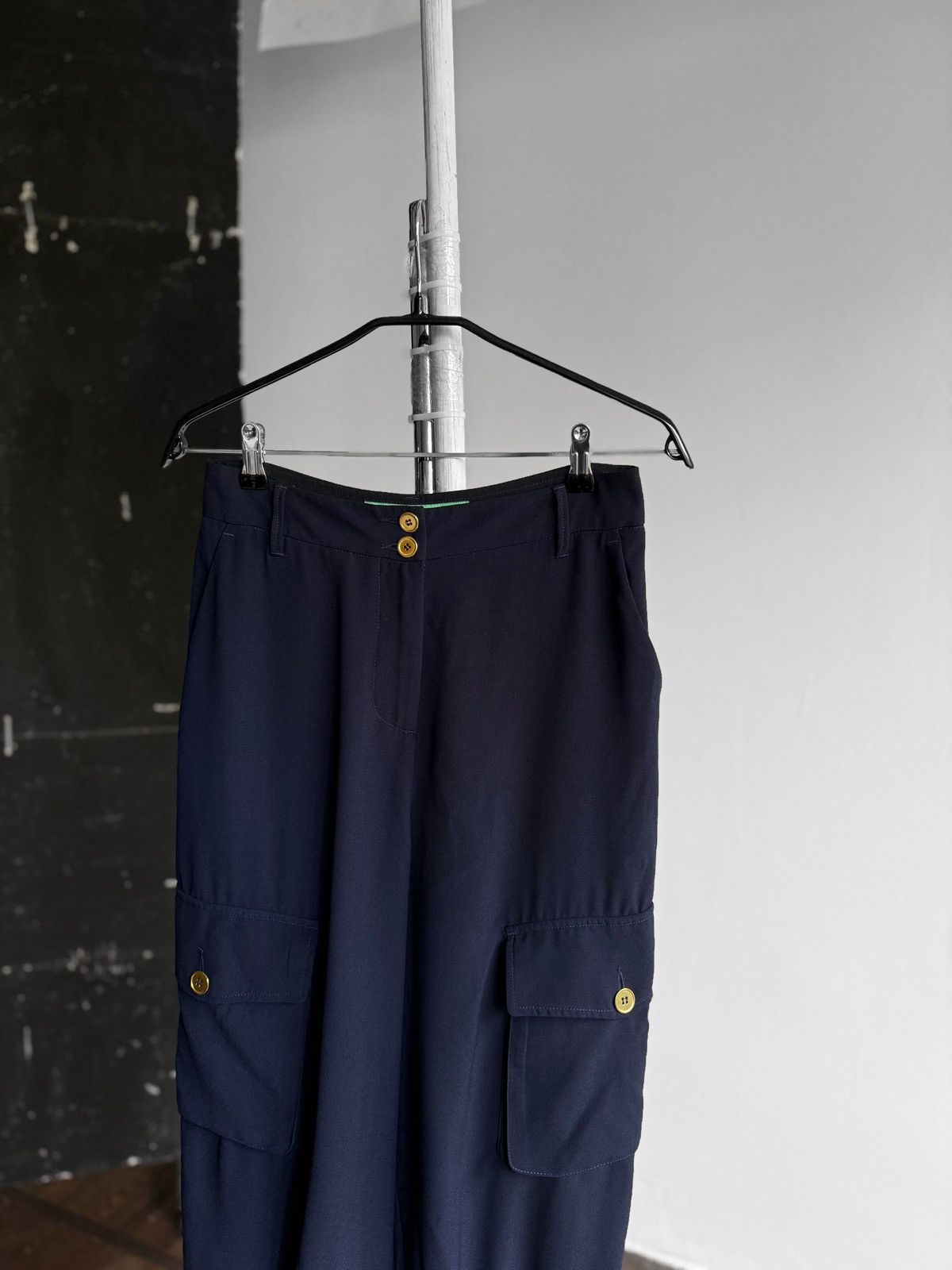 Designer × United Colors Of Benetton United Colors of Benetton Lightweight Trousers Pants Cargo Size 28" / US 6 / IT 42 - 4 Thumbnail