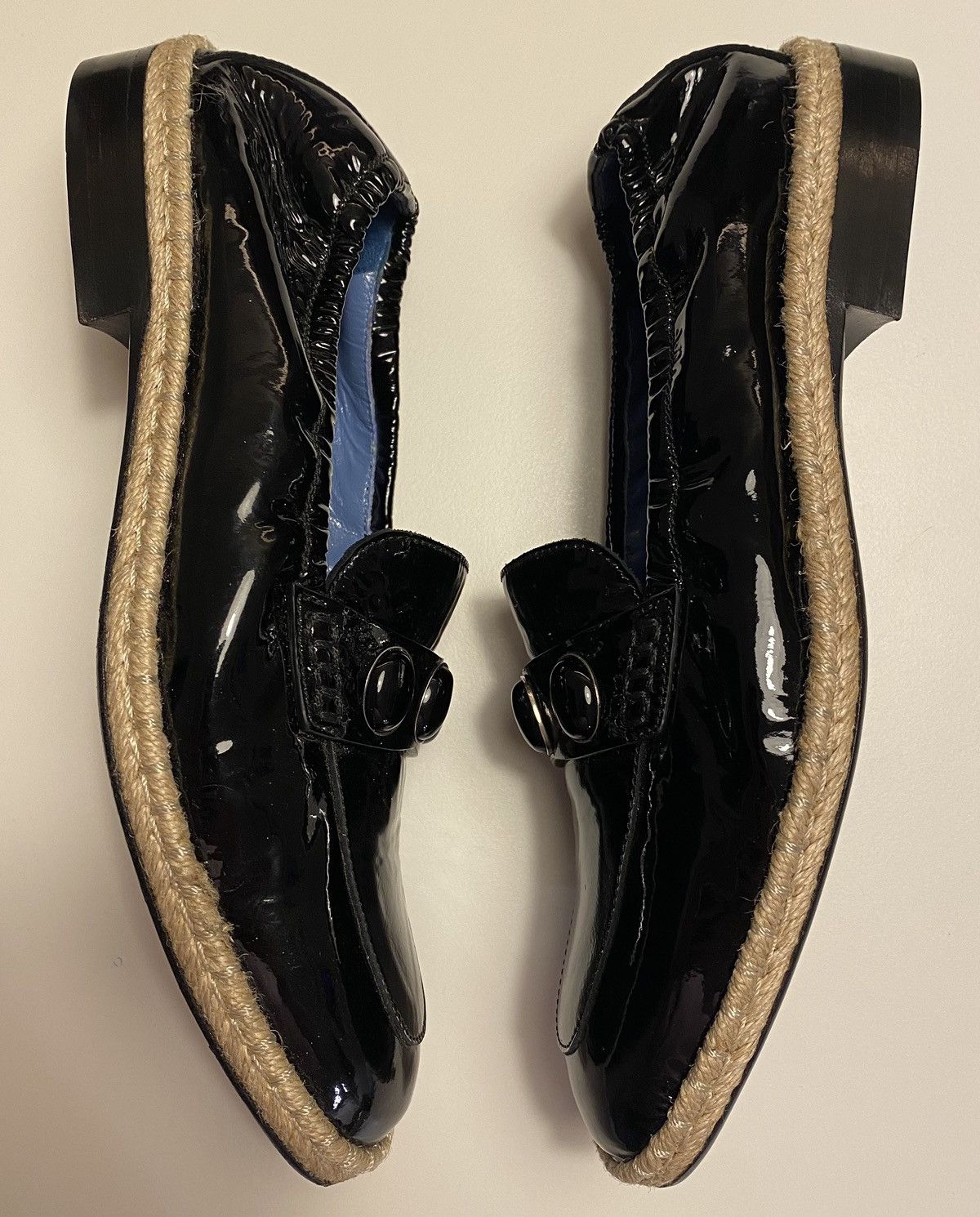 Quercioli Loafers in patent leather with semiprecious stones Size US 7 / IT 37 - 6 Thumbnail