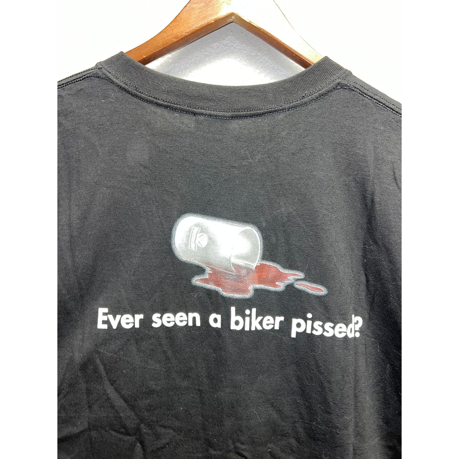 Gildan Vintage Jagermeister Shirt Ever Seen A Biker Pissed Tee L Size US L / EU 52-54 / 3 - 5 Thumbnail