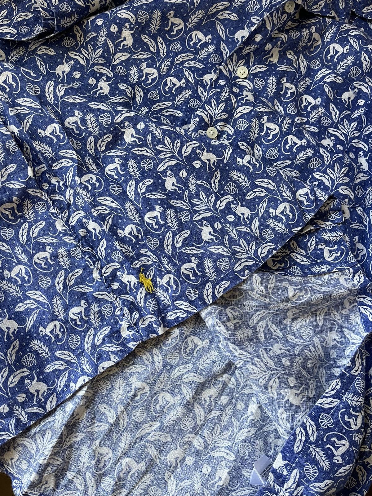 Polo Ralph Lauren Polo Ralph Lauren tropical inspired print linen Hawaii shirt Size US M / EU 48-50 / 2 - 8 Thumbnail
