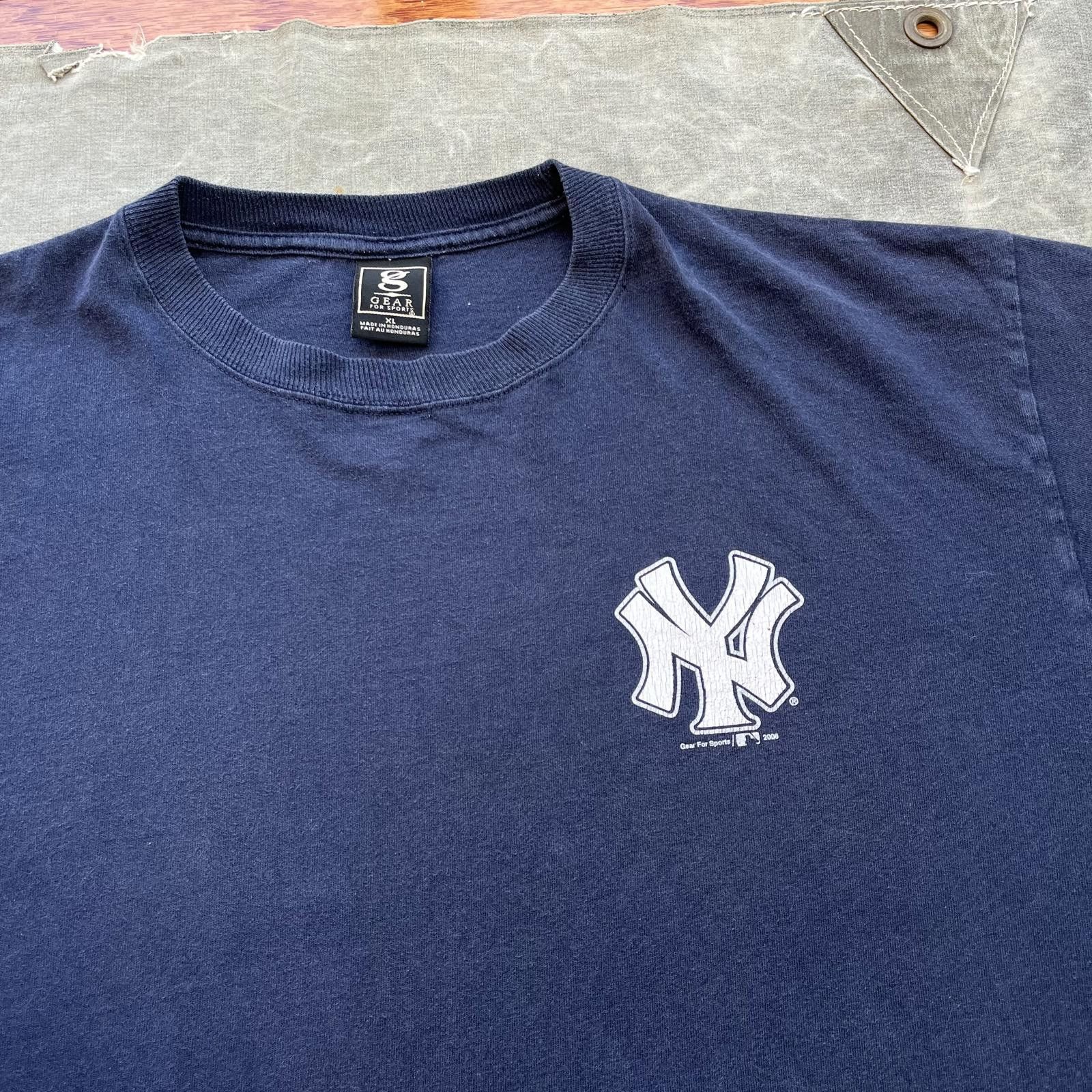 MLB × Vintage Vintage Y2K New York Yankees Hall of Fame Baseball MLB Shirt Size US XL / EU 56 / 4 - 4 Thumbnail