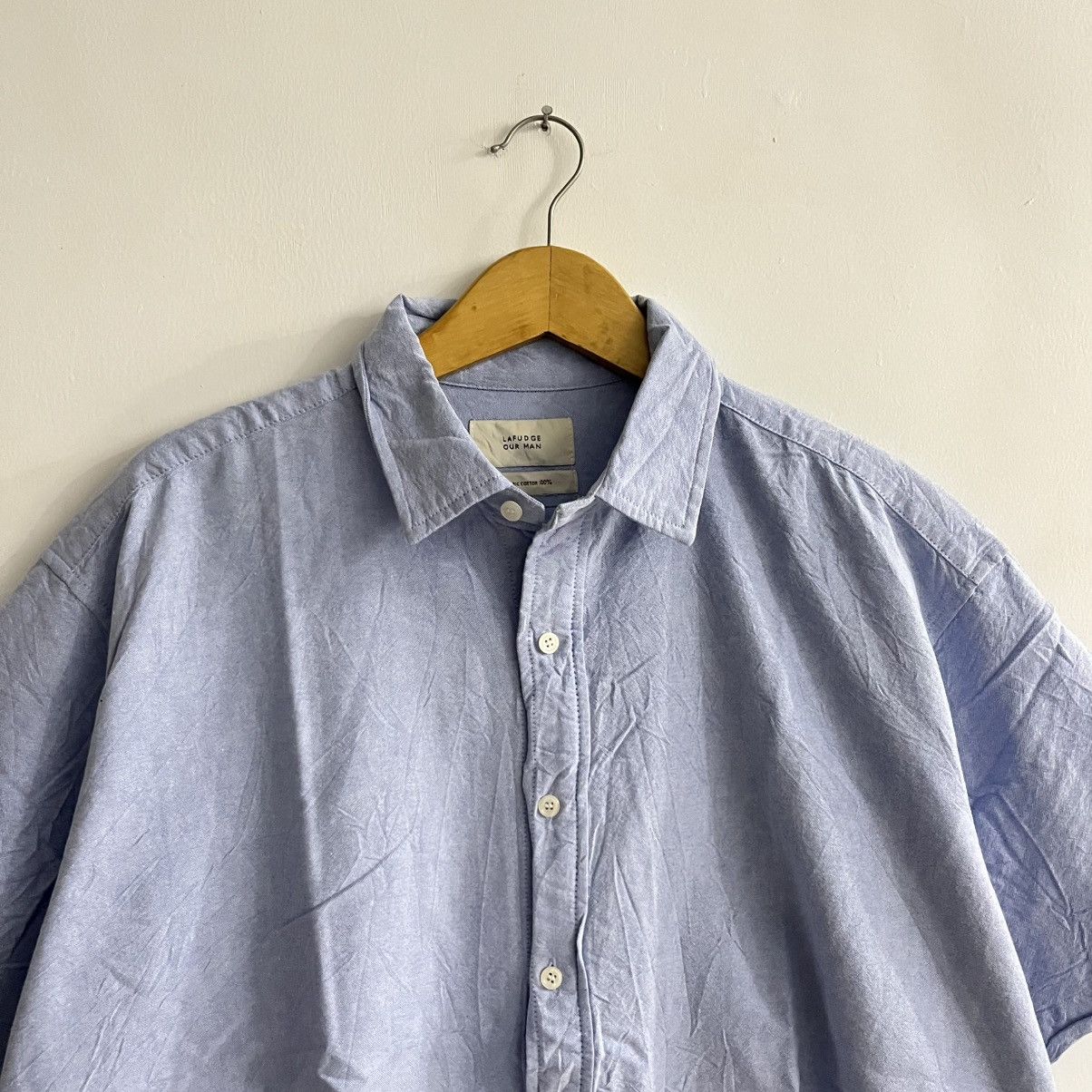 Japanese Brand Lafudge - Cityboy Oversized Shirt Size US L / EU 52-54 / 3 - 2 Thumbnail
