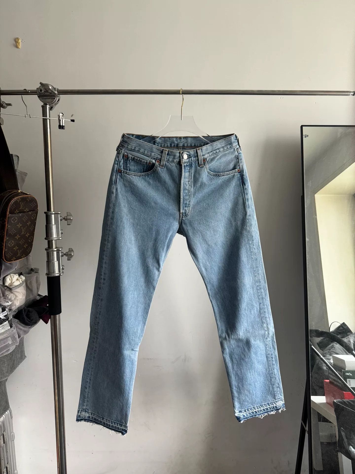 Vintage Levi's 501 Jeans in Light Wash