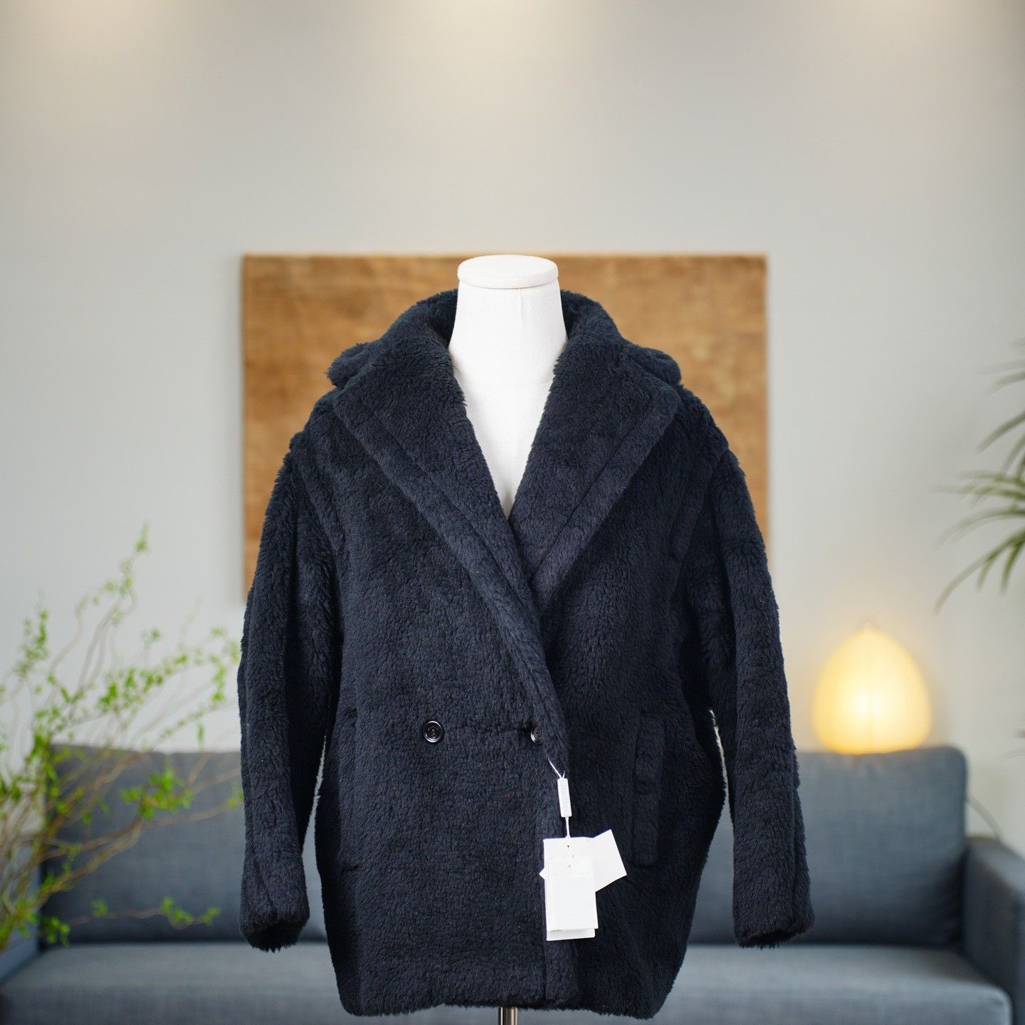 Max Mara Max Mara Black Coat S Women Size S / US 4 / IT 40 - 1 Thumbnail