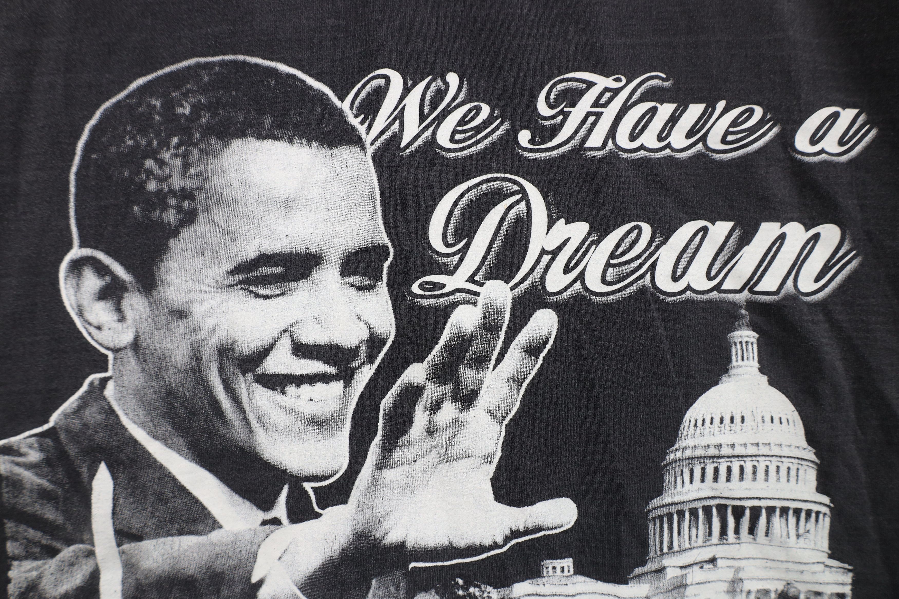 Vintage Vintage Y2K Streetwear President Barack Obama MLK Jr T-Shirt Size US XXL / EU 58 / 5 - 5 Thumbnail
