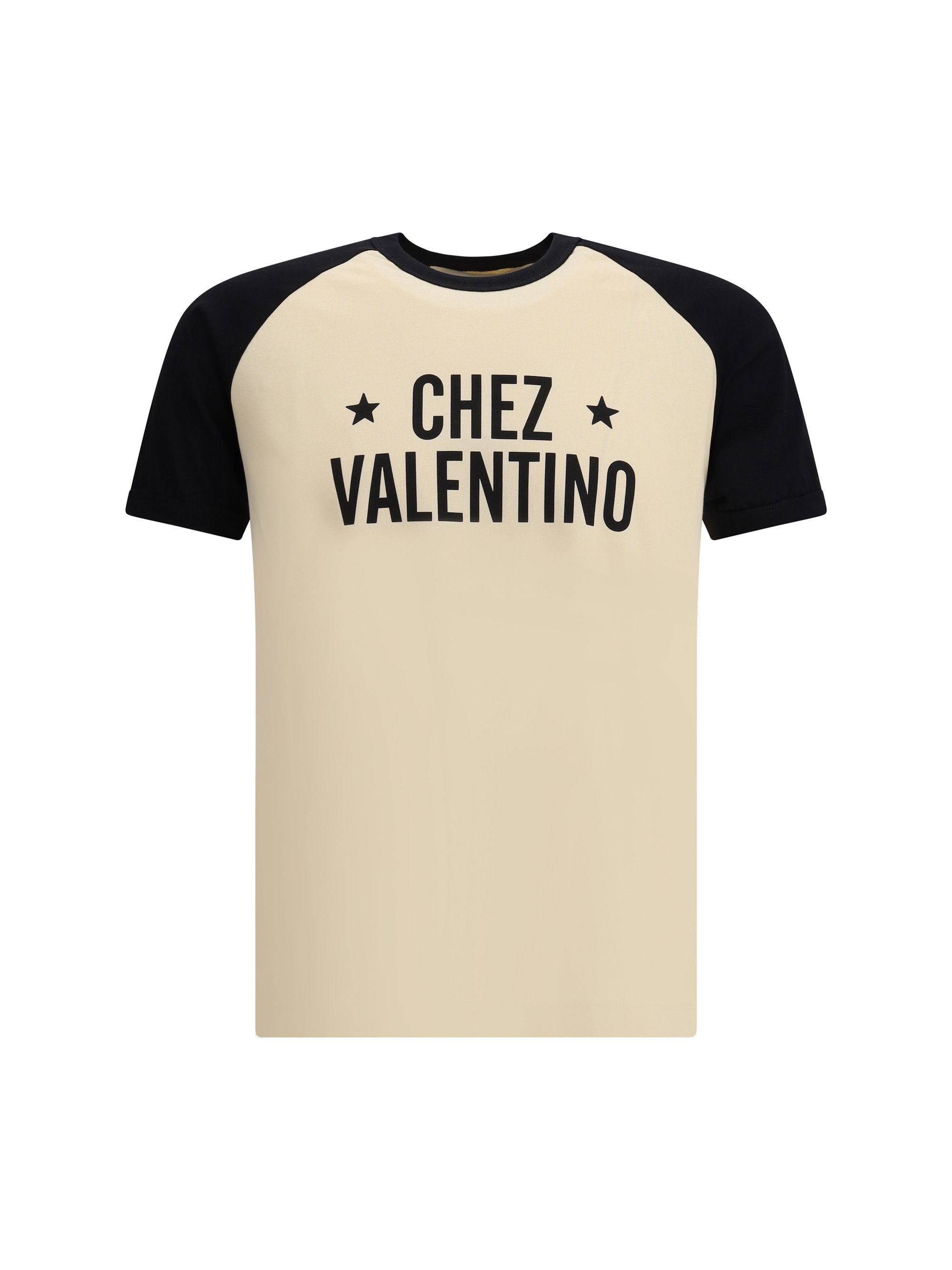 Tシャツ・カットソー VALENTINO T-SHIRT WITH \"CHAT DE LA MAISON\" PRINT Valentino Garavani T-shirt With Le Chat De La Maison Print