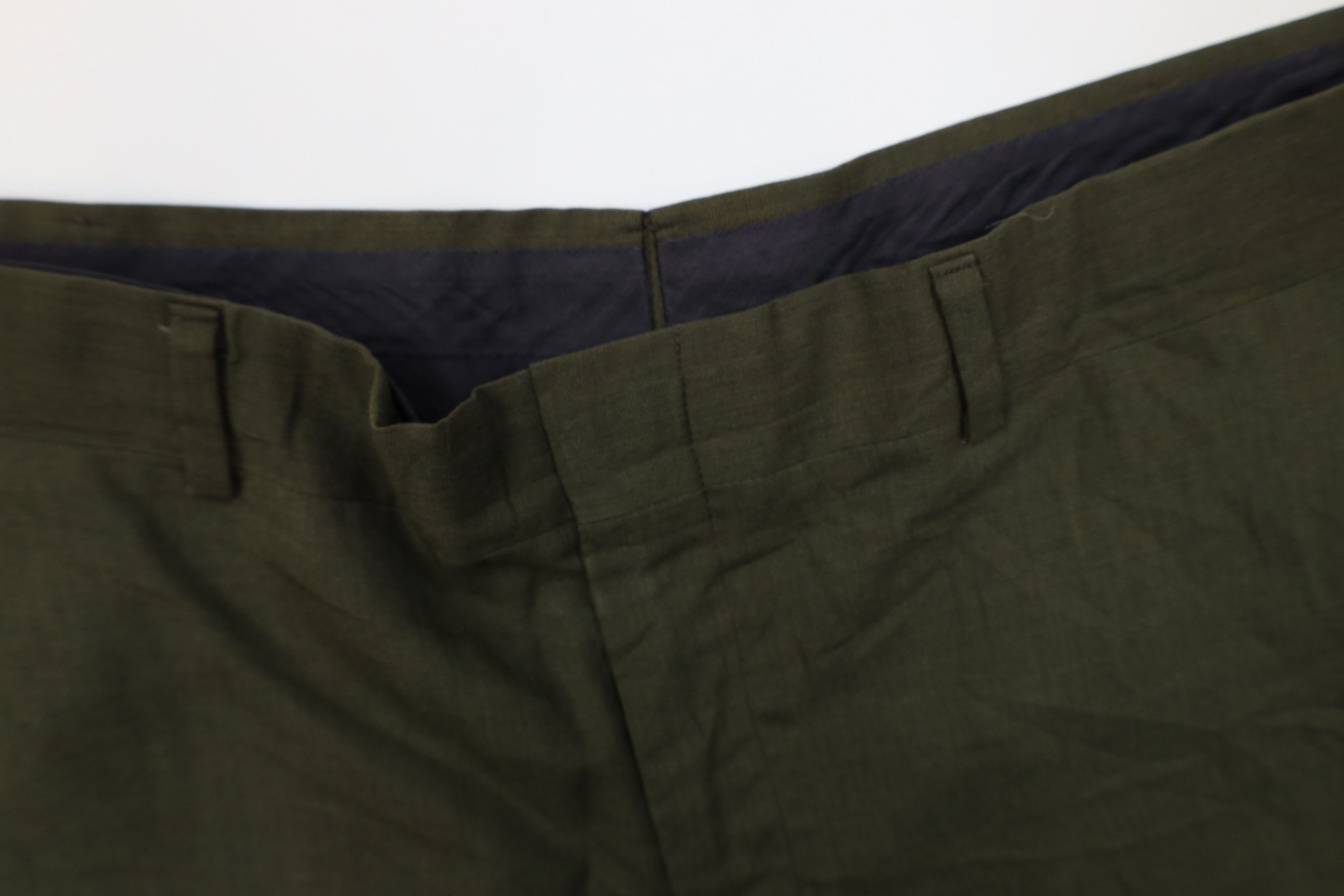 Vintage Vintage 50s 60s Streetwear Wool Knit Chino Pants Green USA Size US 36 / EU 52 - 7 Thumbnail