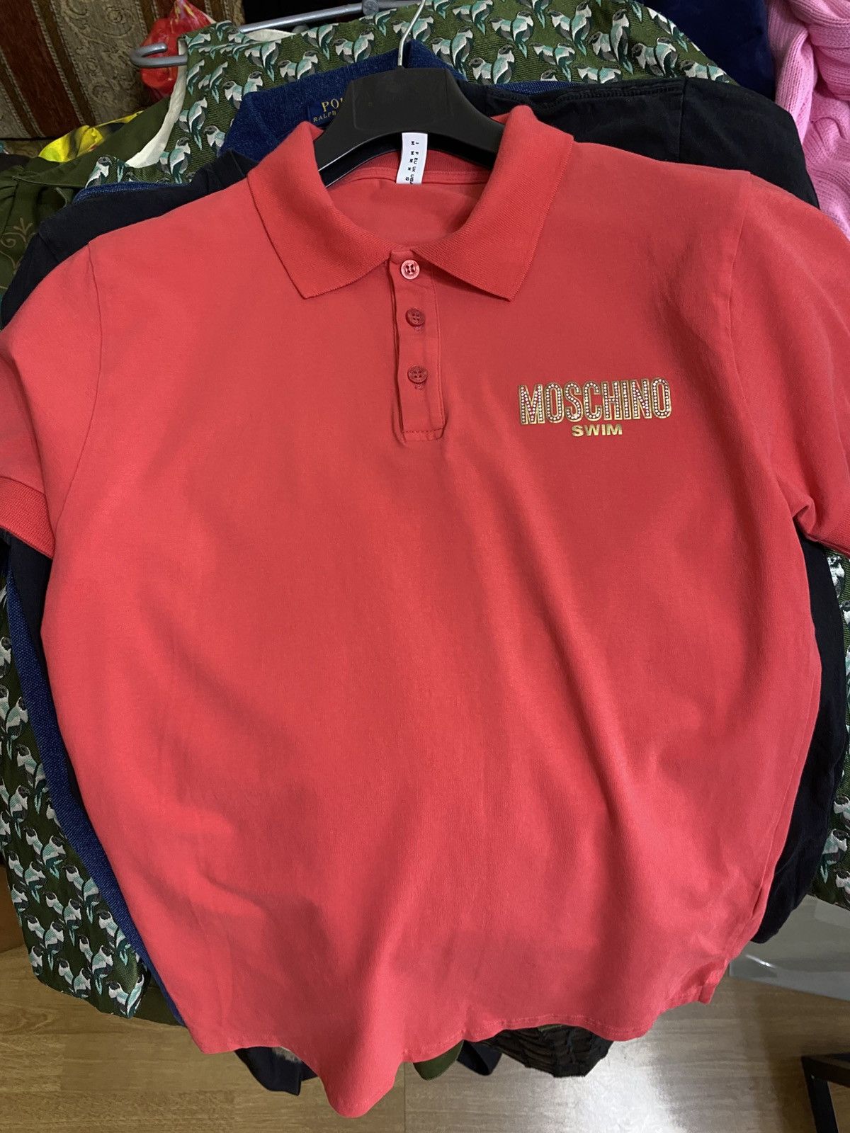 Moschino Moschino Swim Collared Tee Polo size M Size US M / EU 48-50 / 2 - 10 Thumbnail