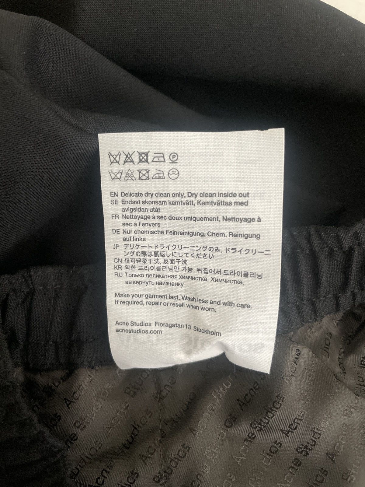 Acne Studios Acne Studios black tailored trousers Size US 30 / EU 46 - 3 Thumbnail