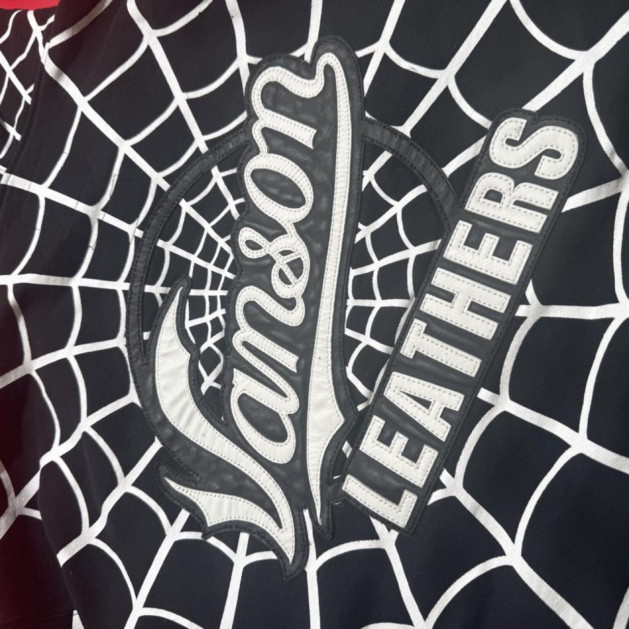 Supreme × Vanson Leathers Supreme Vanson Spiderman Zip Up Hoodie Size US XL / EU 56 / 4 - 7 Thumbnail