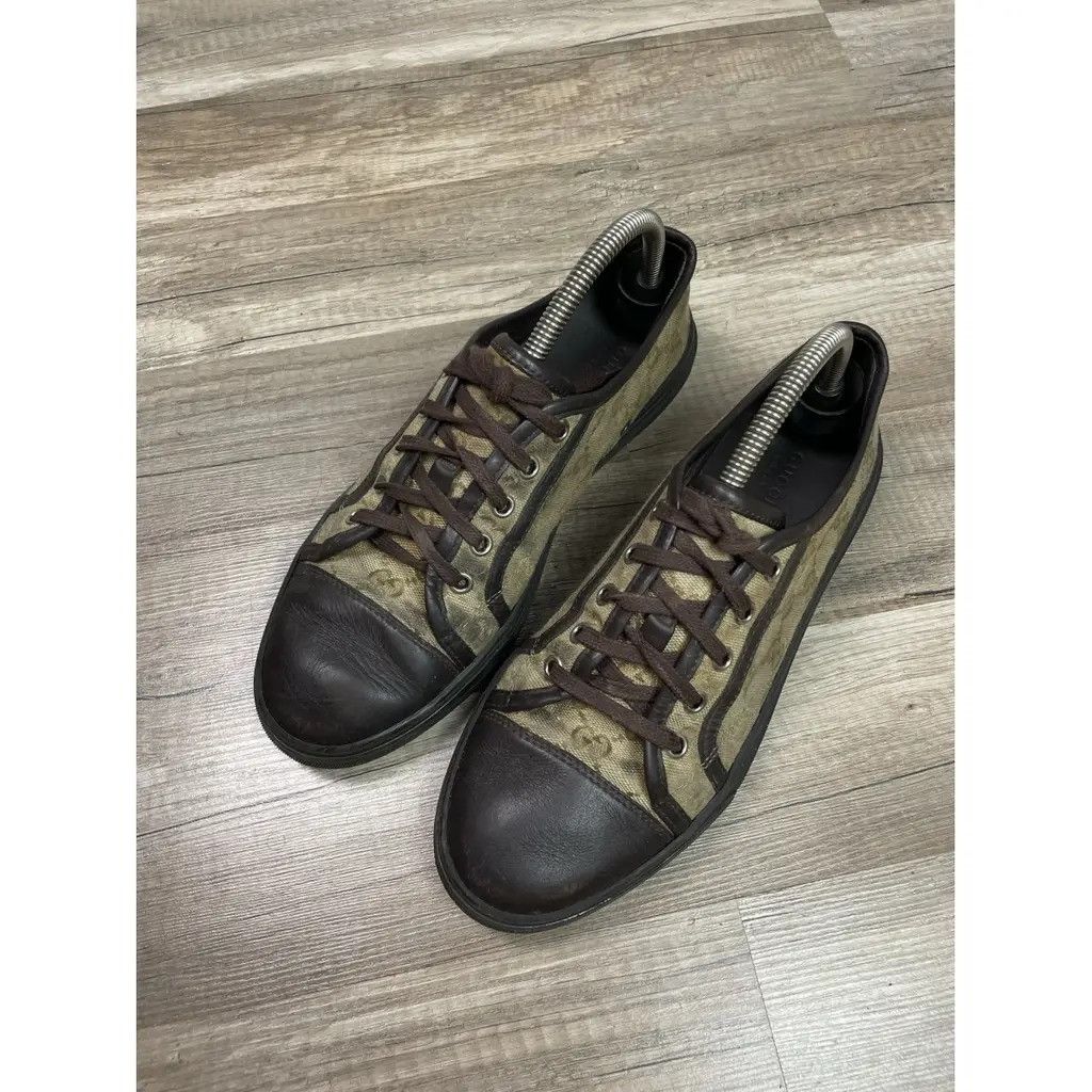 Gucci Gucci monogram low trainers Size: 39 Size US 8 / IT 38 - 2 Thumbnail