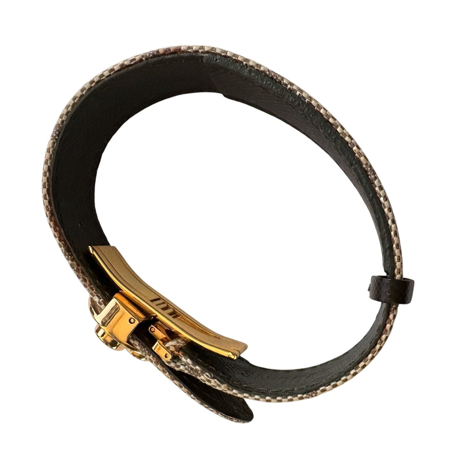 Louis Vuitton Louis Vuitton Monogram Mini Lin Good Luck Wish Bracelet Size ONE SIZE - 10 Thumbnail