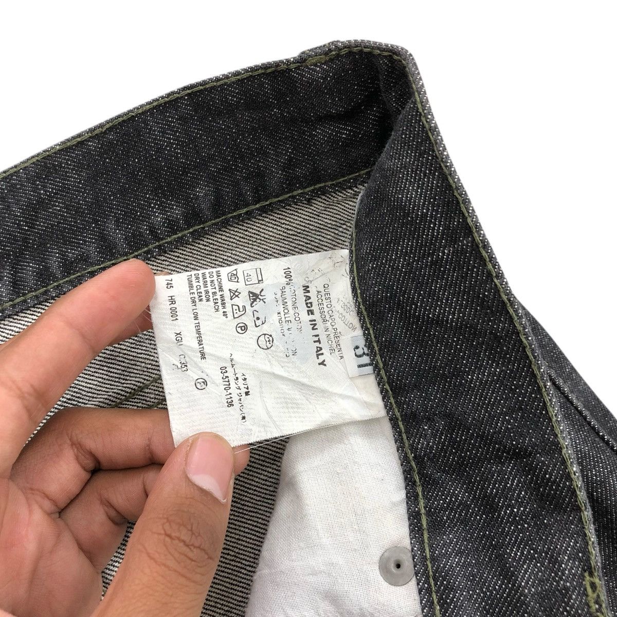 Helmut Lang Vintage Helmut Lang Classic 5 Pocket Jeans Pants Size US 31 - 8 Thumbnail