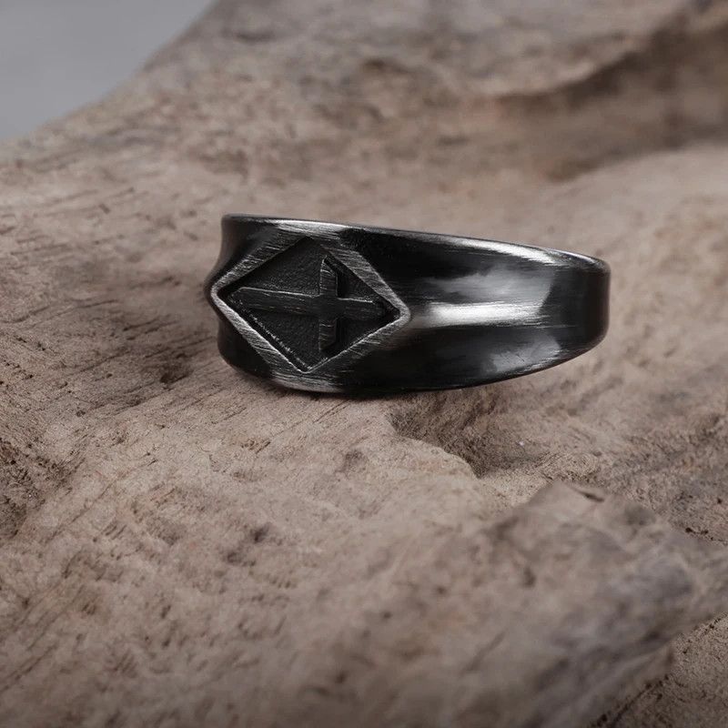 Japanese Brand × Jewelry × Vintage Gothic Cross Ring Size ONE SIZE - 4 Thumbnail