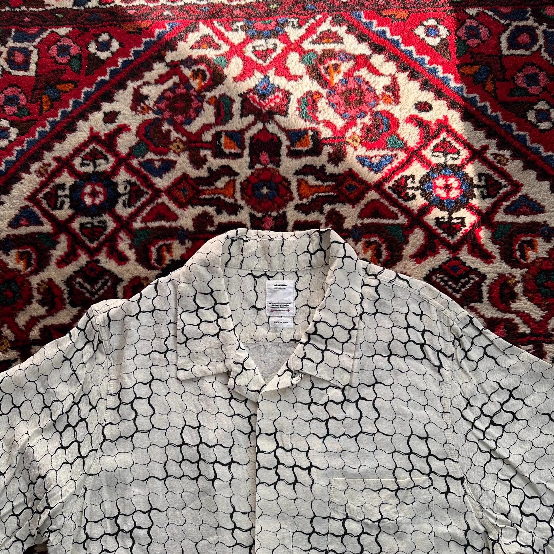 Visvim Visvim 20ss Snake Print Hawaiian Short Sleeve Ivory 3 Size US L / EU 52-54 / 3 - 4 Thumbnail