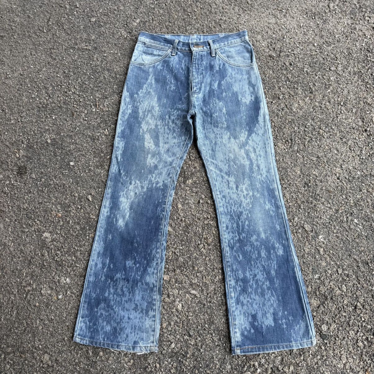Wrangler Vintage Wrangler Flare Faded Denim Jean Pants Size US 30 / EU 46 - 1 Thumbnail