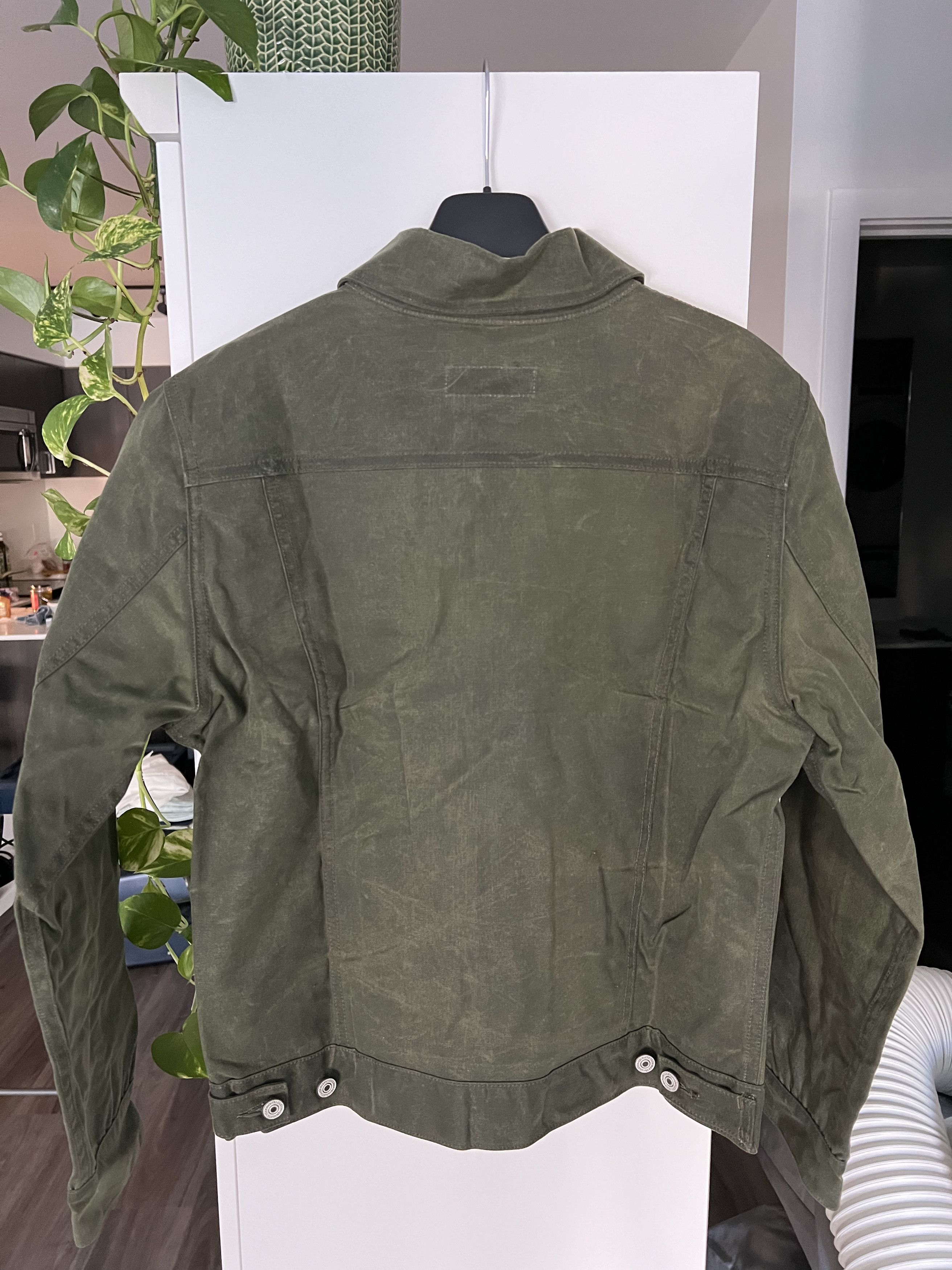 Gustin Waxed Trucker Jacket Size US M / EU 48-50 / 2 - 2 Thumbnail